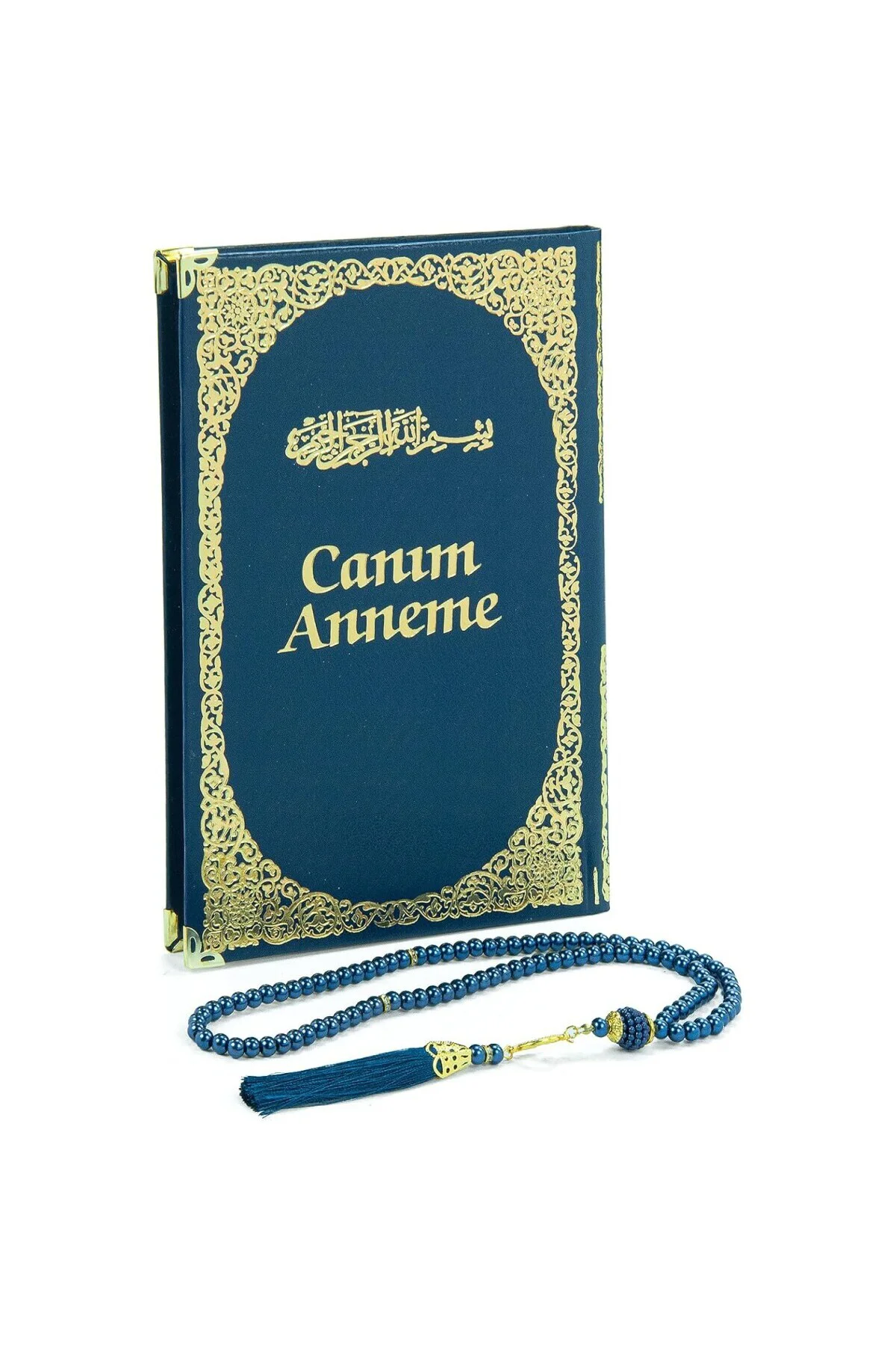 Anneler Günü Hediyesi Kutulu İnci Tesbihli Ciltli Yasin Kitabı Se