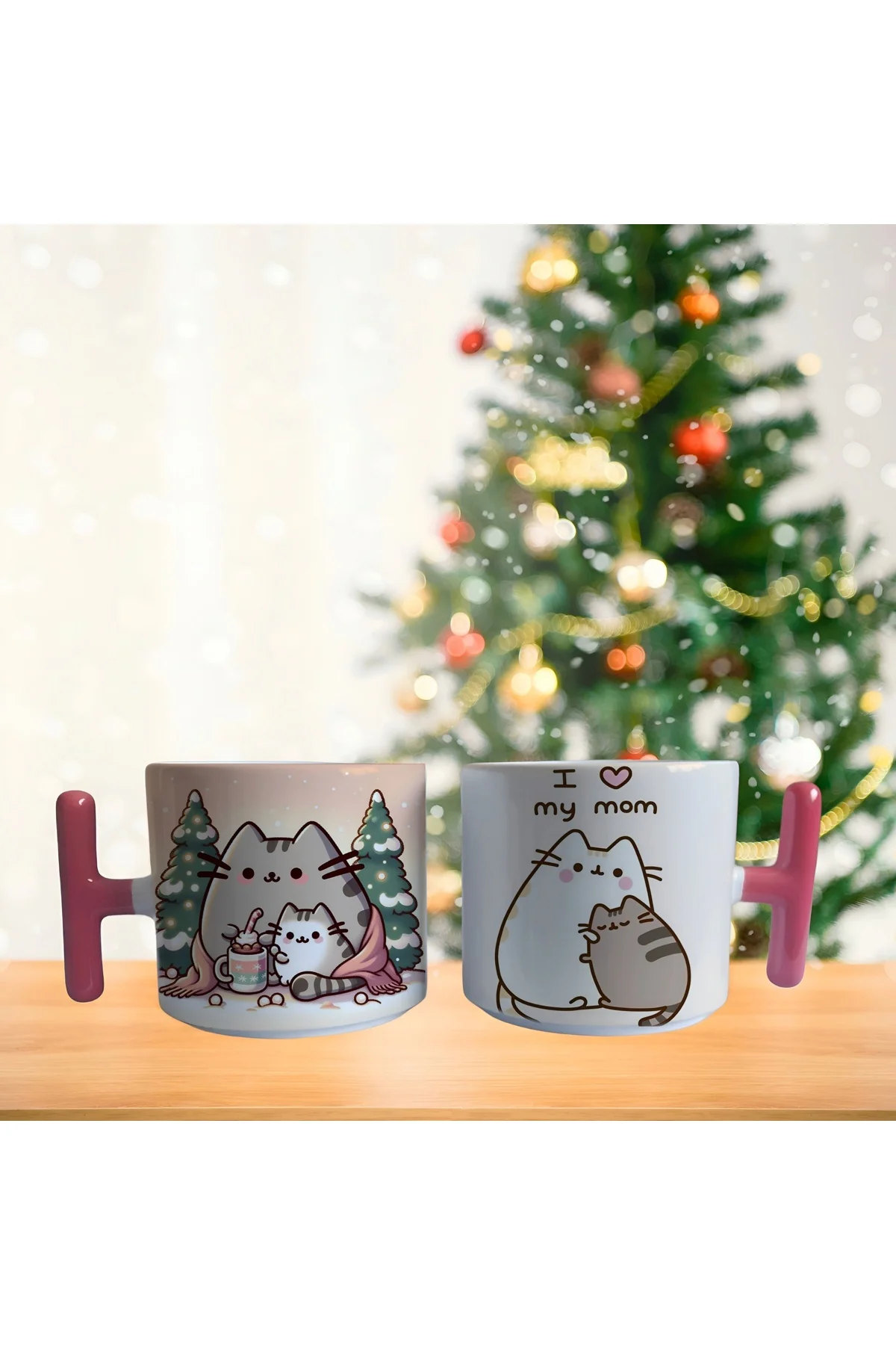 Anneler Günü Pusheen Kupa Bardak | Tek Adet 023