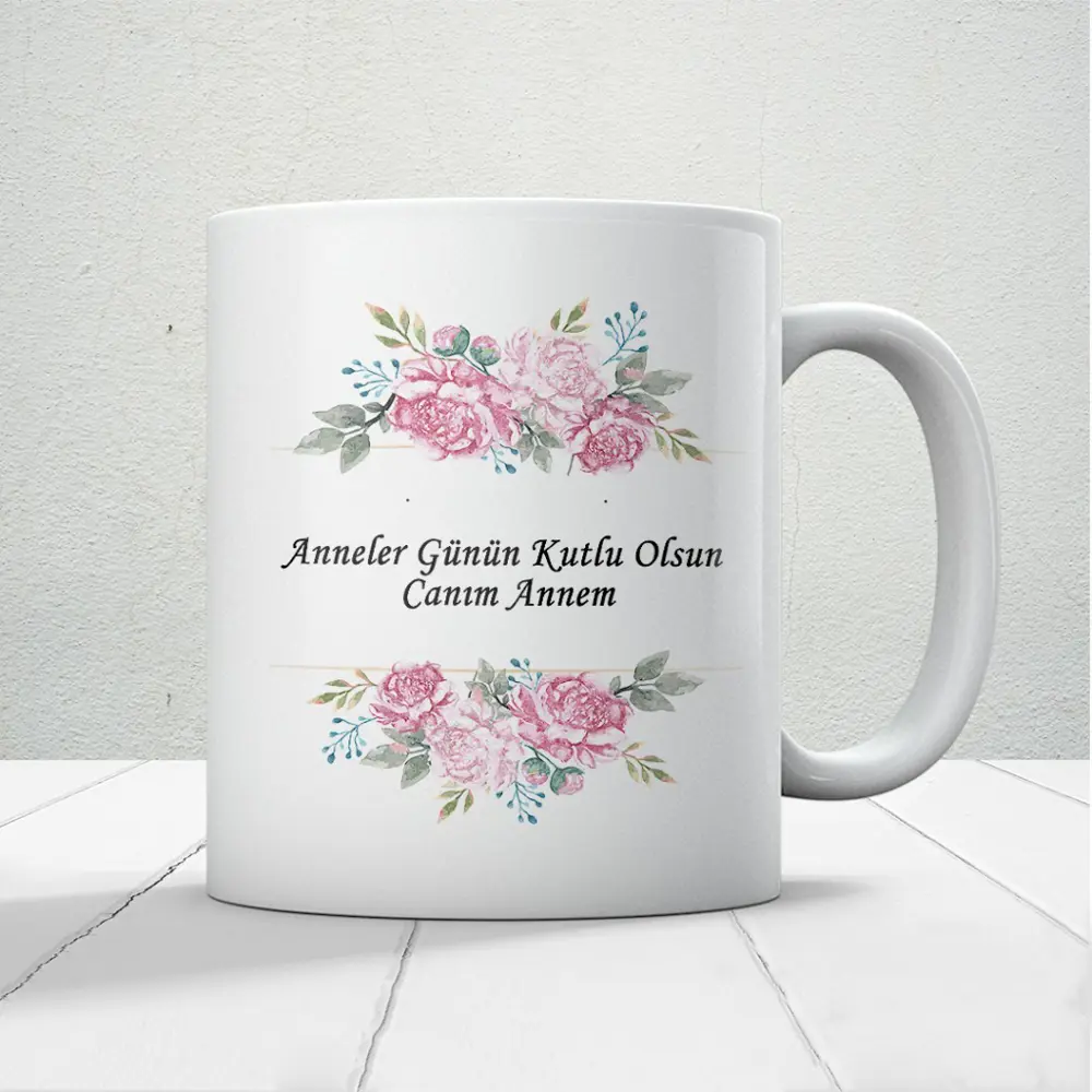 Anneler Günün Kutlu Olsun Canım Annem Yazılı Hediyelik Kupa Mod6 Anneler Günün Kutlu Olsun Canım Annem Yazılı Hediyelik Kupa Mod6