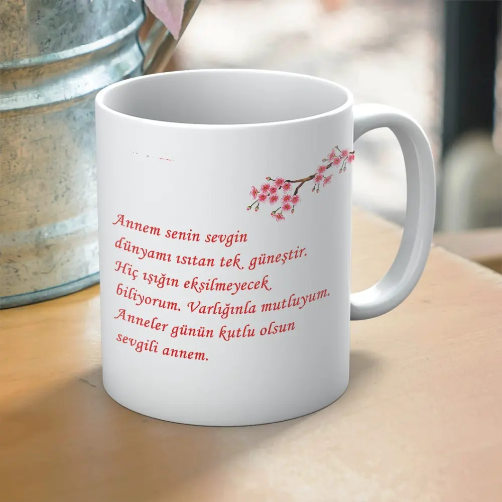 Anneler Günün Kutlu Olsun Sevgili Annem Yazılı 1 Adet Annelerin K