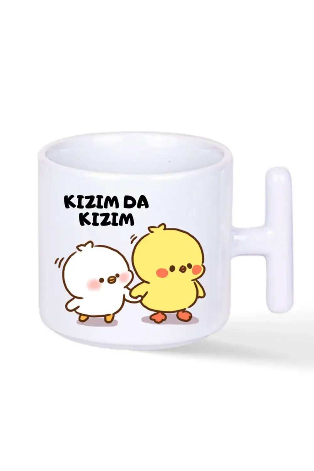 Annem de annem Kızımda kızım 2'li Hediye T kulplu Bardak