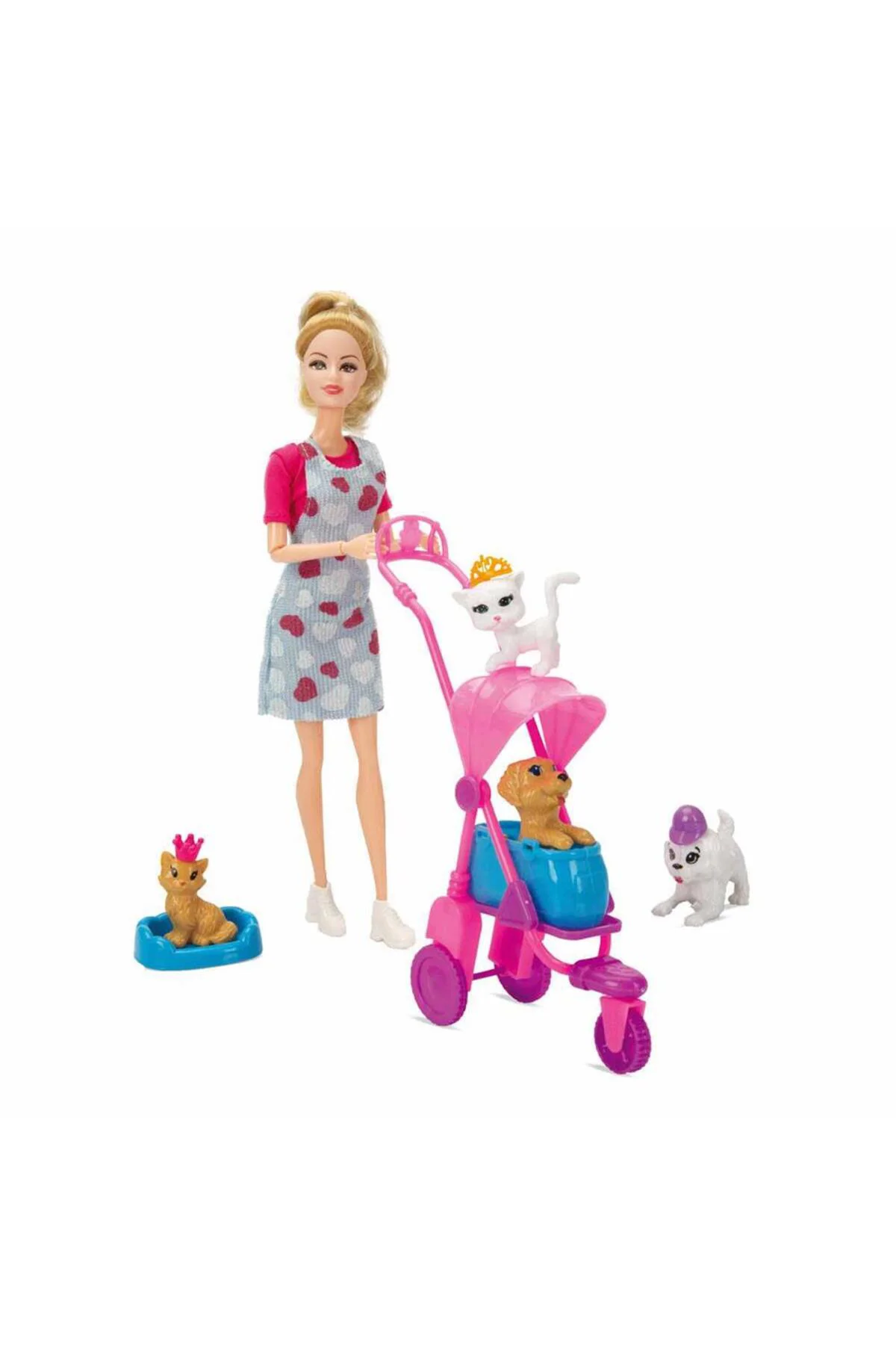 Annesi ve Sevimli Dostlar Manken Bebek