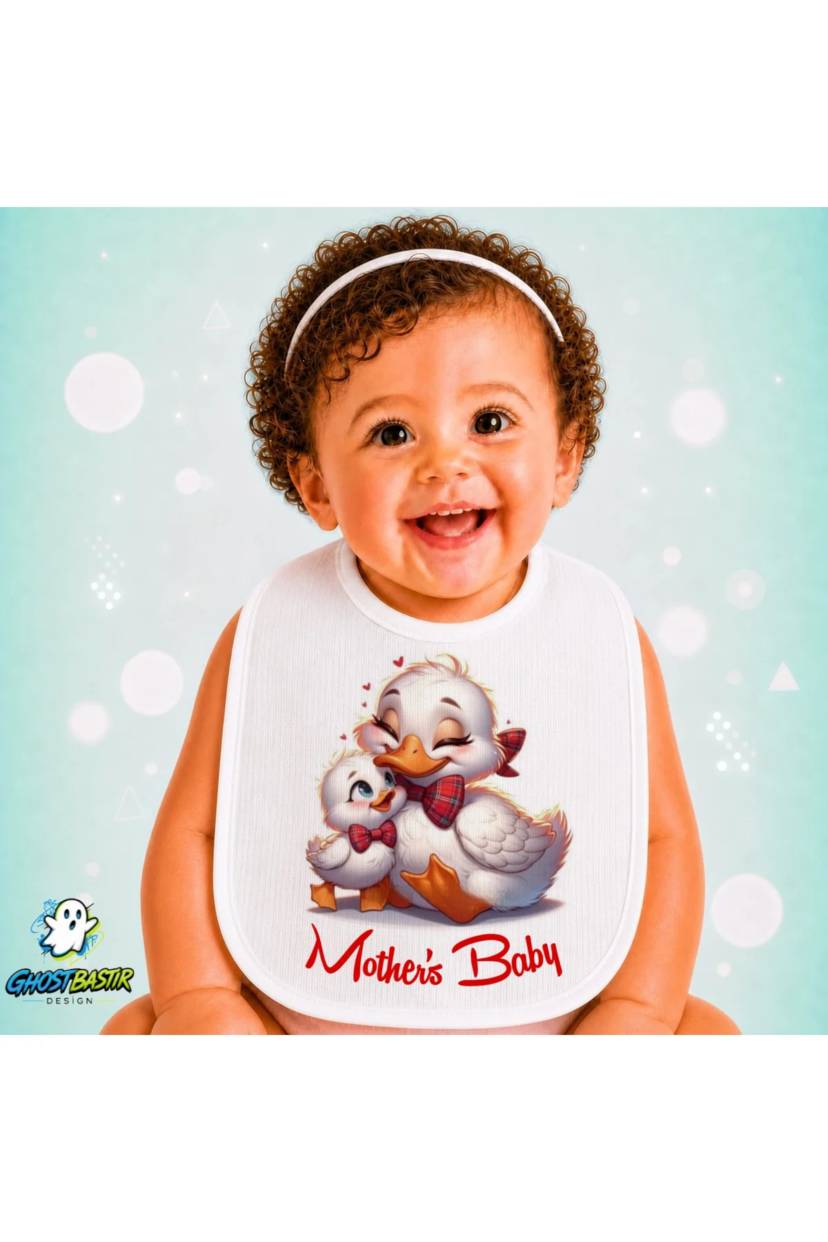 Annesinin Bebeği Keten Bebek Mama Önlüğü – Yumuşak, Emici, Yıkanabilir, Özel Tasarım P002