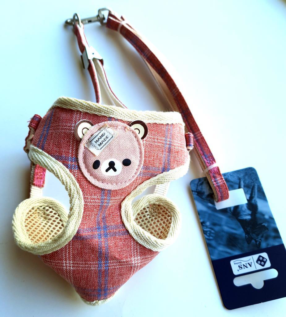 Ans  2635 Karışık Renk Köpek Logolu Gezdirmeli 4-8Kg Köpek Göğüs T