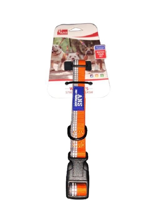 ANS İki Renk Köpek Boyun Tasması 1,5cm Genişlik, Boynu 30-37cm