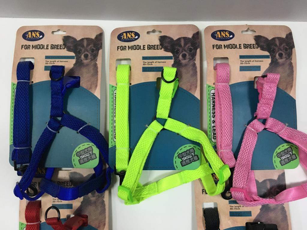 ANS Middle Breed Medium Yumuşak Dokulu Köpek Göğüs Takım Tasması 