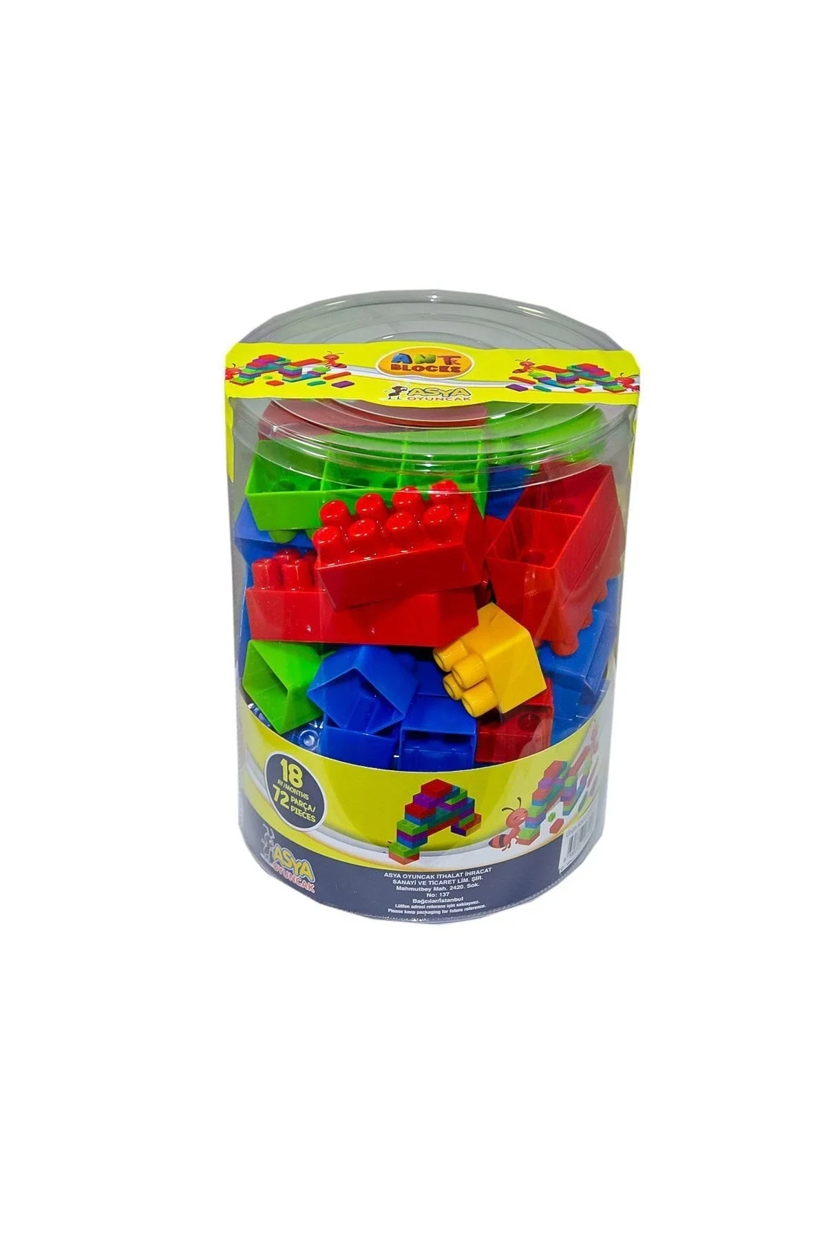ANT072 Ant Blocks Ast 72 Parça -