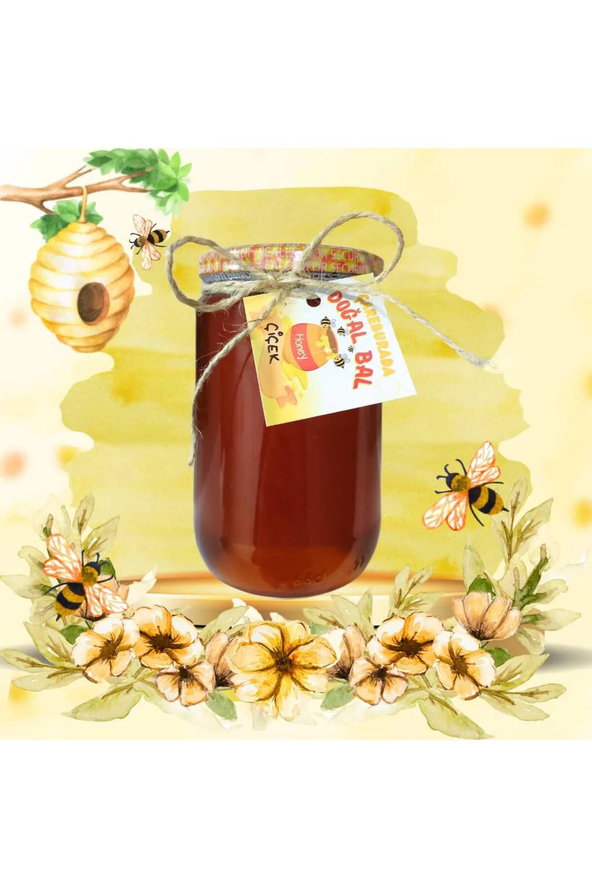 Antalya Bölgesi Doğal Çiçek Balı 850 gr Antalya Bölgesi Doğal Çiçek Balı 850 gr
