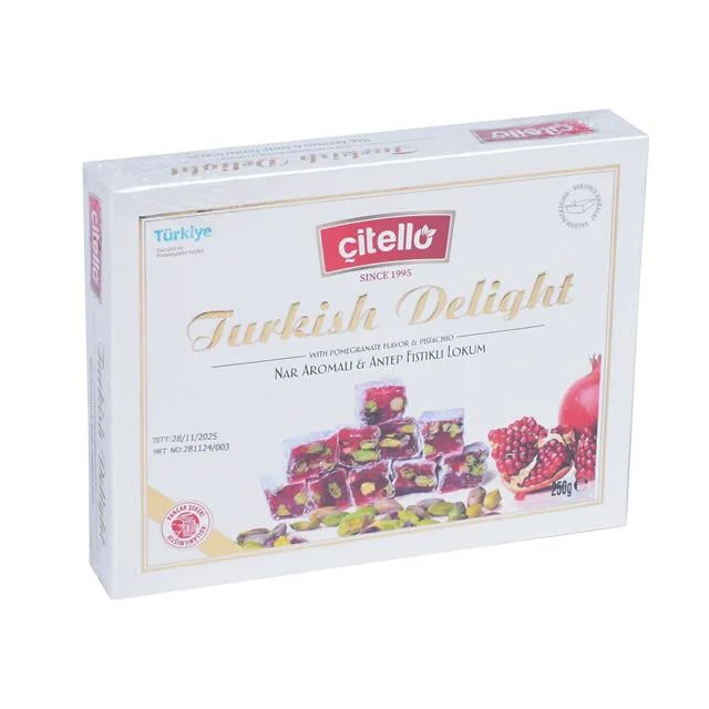 Antep Fıstıklı Nar Aromalı Lokum 250g - Geleneksel Türk Lezzeti Fiyatı, Yorumları ve Özellikleri