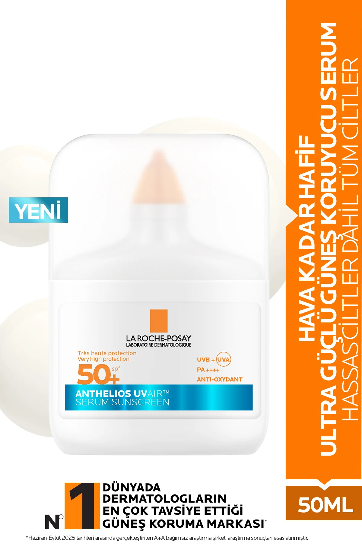 Anthelios UV Air SPF50+ Ultra Güçlü Güneş Koruyucu Serum 50 ml