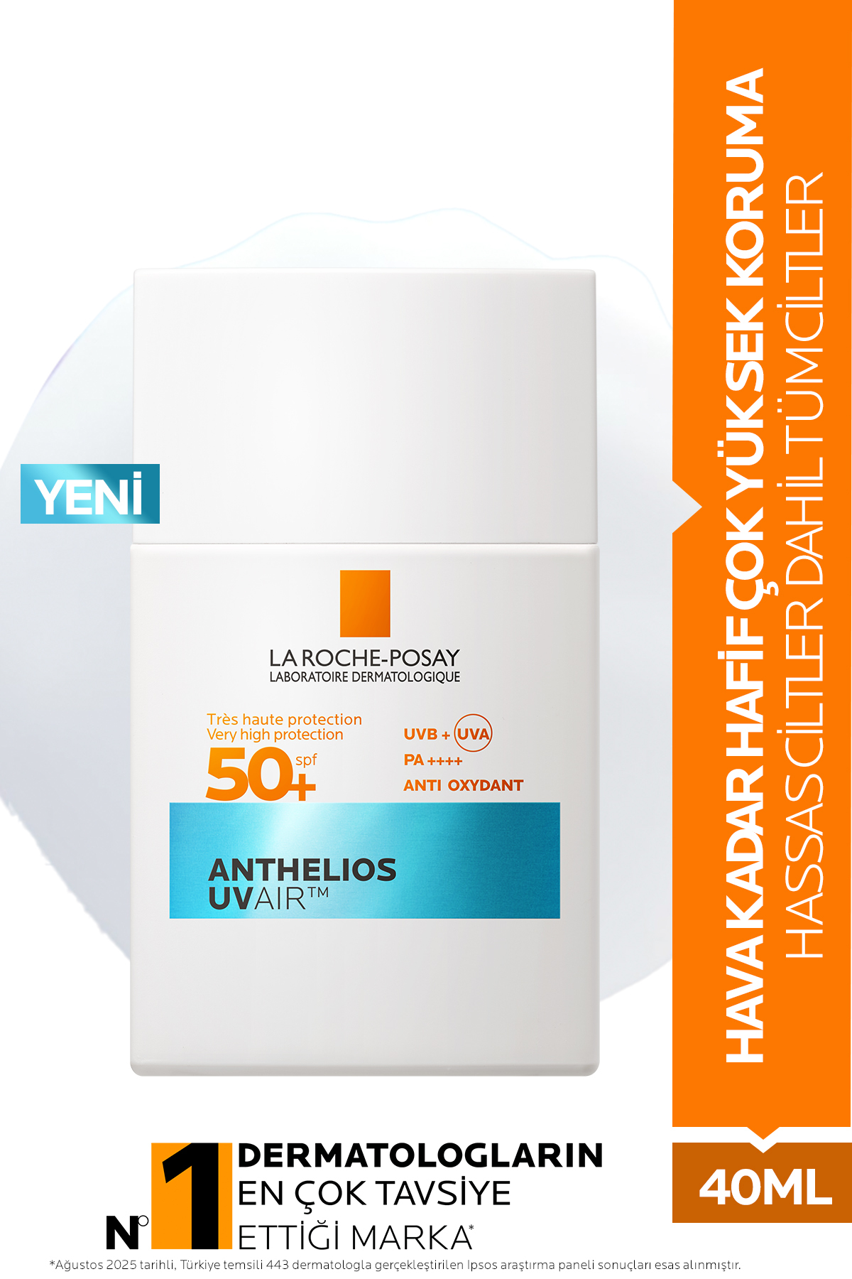 La Roche Posay Anthelios Uvair Spf50+ Hava Kadar Hafif Tüm Ciltler İçin Yüz Güne