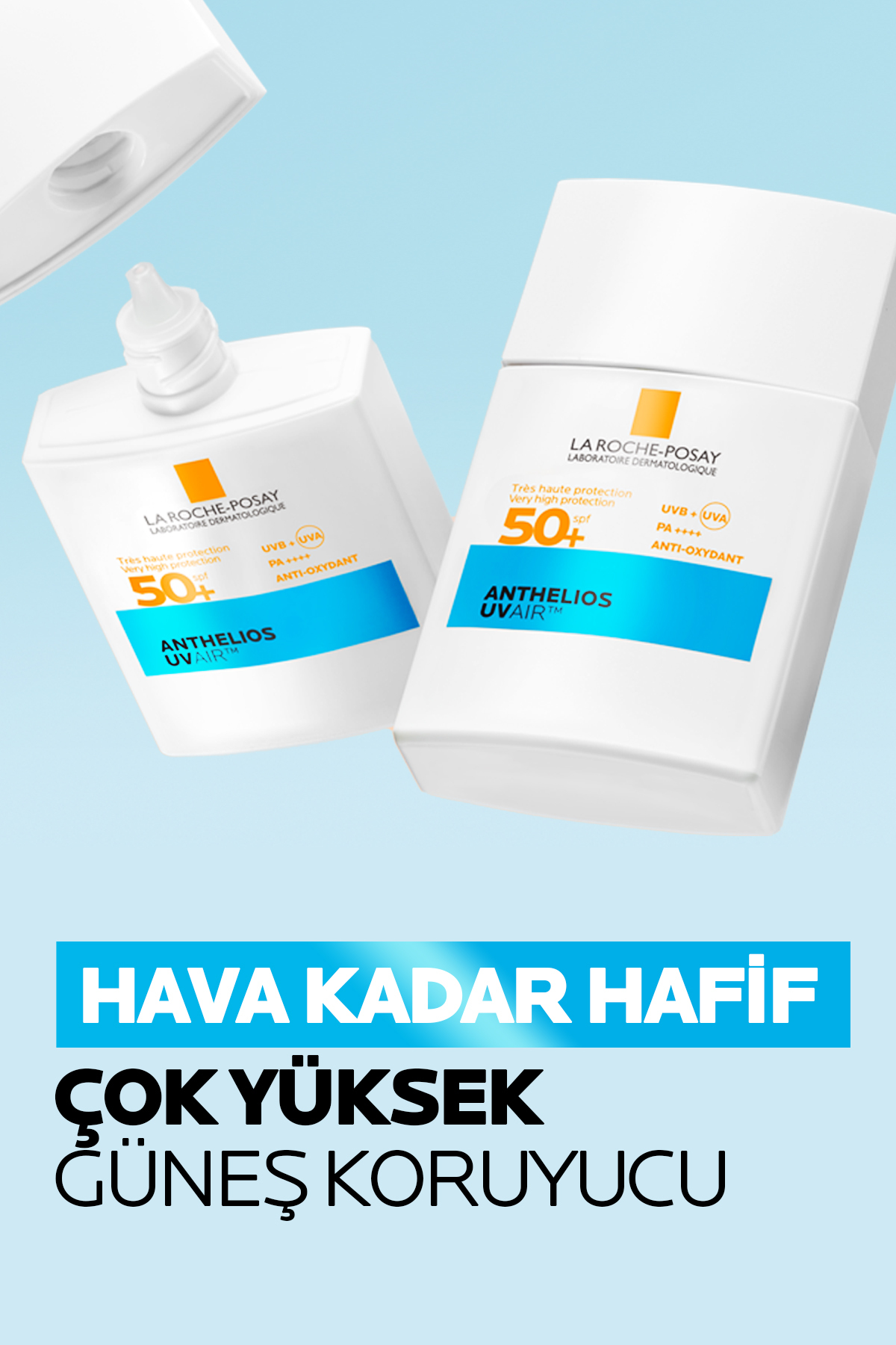 La Roche Posay Anthelios Uvair Spf50+ Hava Kadar Hafif Tüm Ciltler İçin Yüz Güne