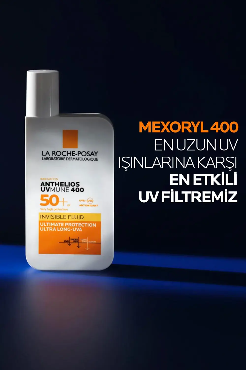 Anthelios Uvmune 400 Invisible Fluid Tüm Cilt Tipleri için SPF50+