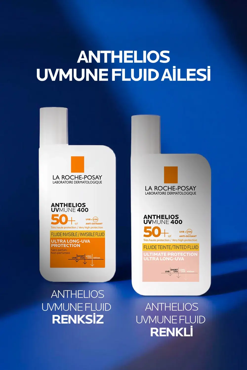 Anthelios Uvmune 400 Invisible Fluid Tüm Cilt Tipleri için SPF50+