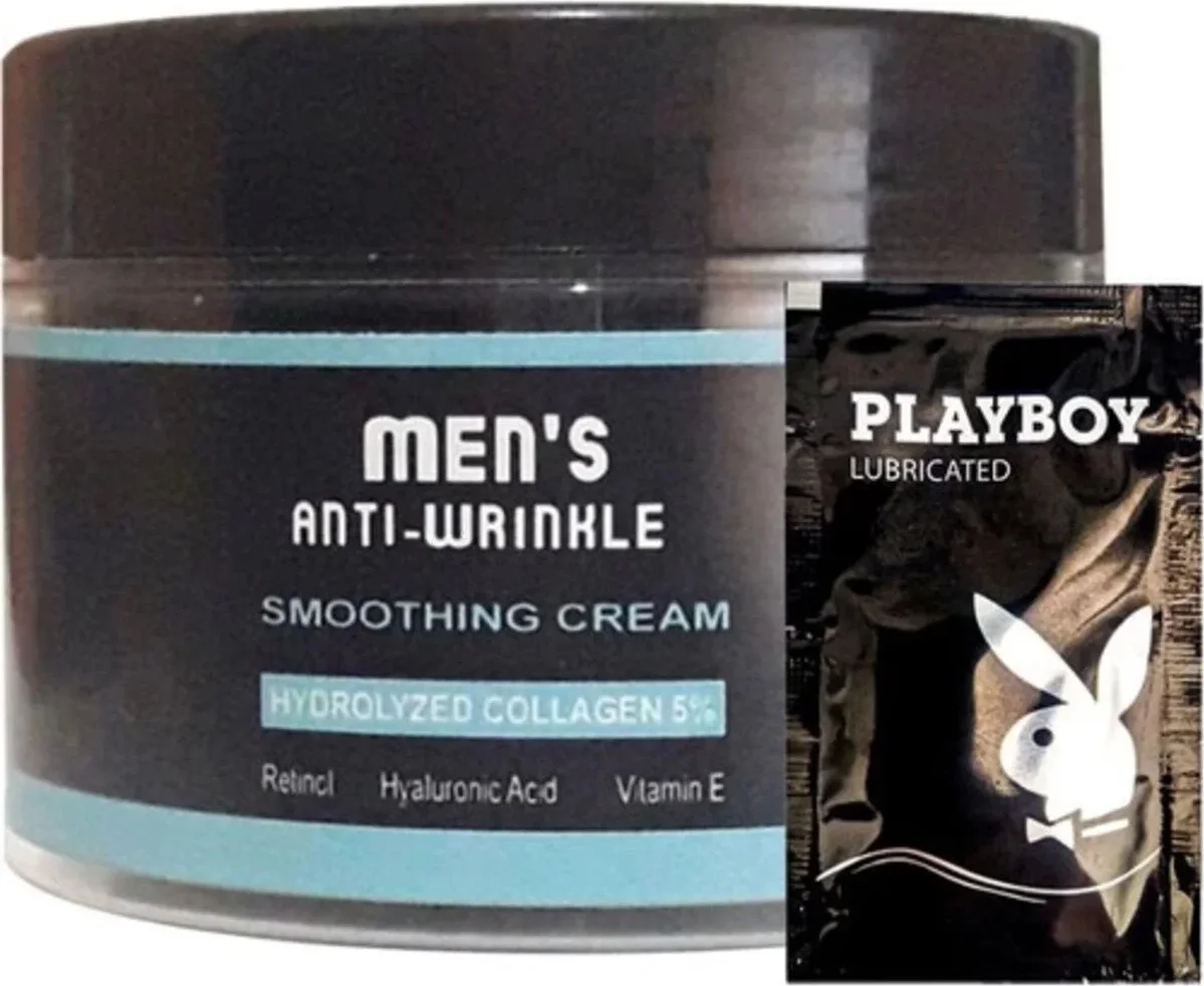 Anti-Age Erkek Kremi 100 ml – Kırışıklık Karşıtı Pürüzsüzleştirici Bakım + Jel
