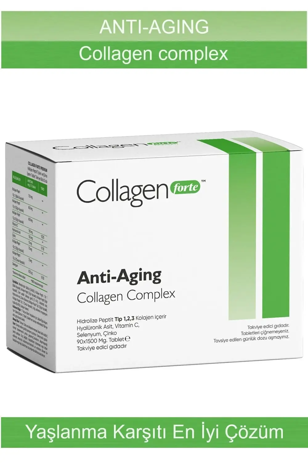 Anti-Aging Kolajen Complex & Multivitamin 1500 mg x 90 Tablet