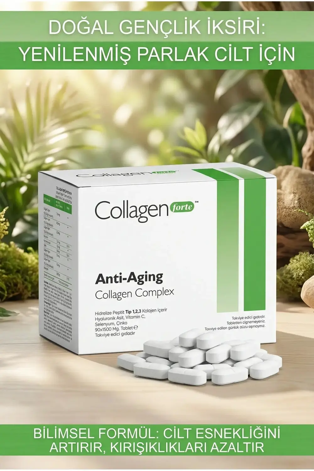 Anti-Aging Kolajen Complex & Multivitamin 1500 mg x 90 Tablet