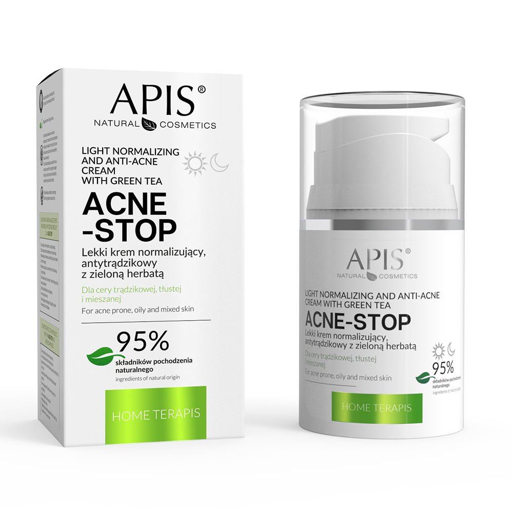 Apis Natural Cosmetics Anti-Akne Krem Normalleştirici - 50Ml