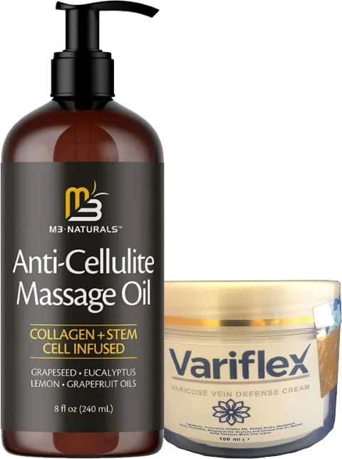 Anti-Cellulite Massage Oil 240 ml + Variflex ile Uyumlu Varis Kremi 100 ml Fiyatı, Yorumları ve Özellikleri