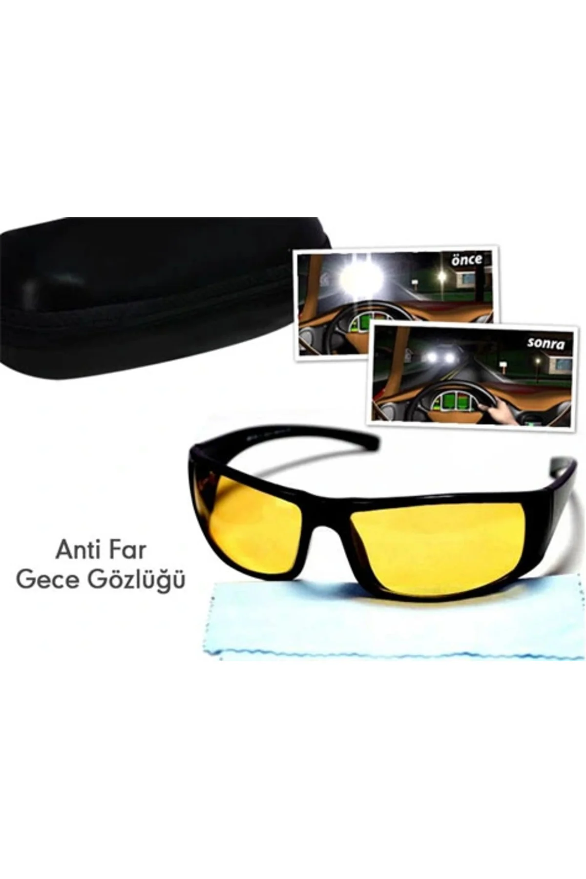 Anti Far Gece Görüş Gözlüğü Anti Far Gece Görüş Gözlüğü