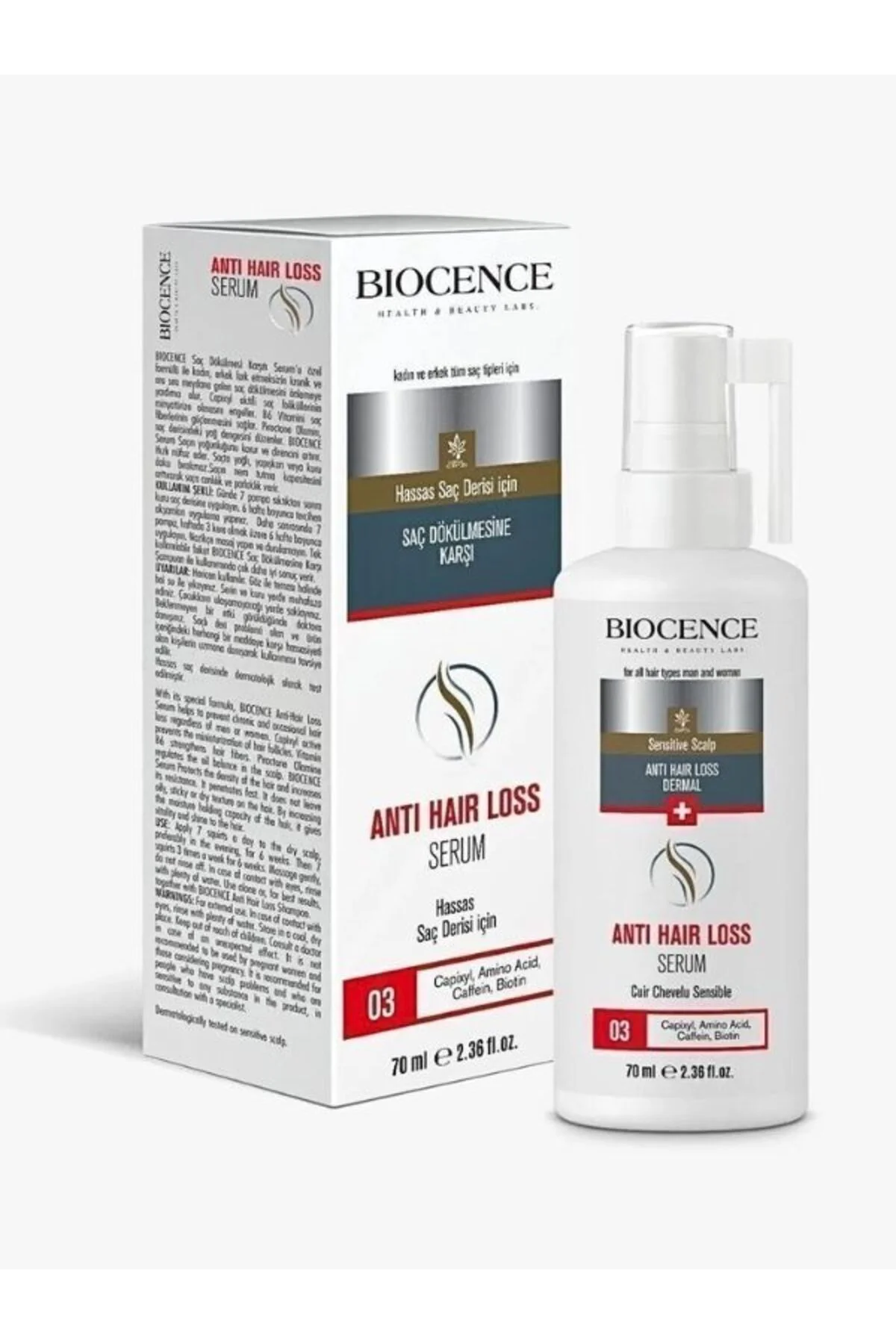 Anti-Hair Loss Serum Yıpranmış, Dökülen, Geç Uzayan Saçlar İçin D