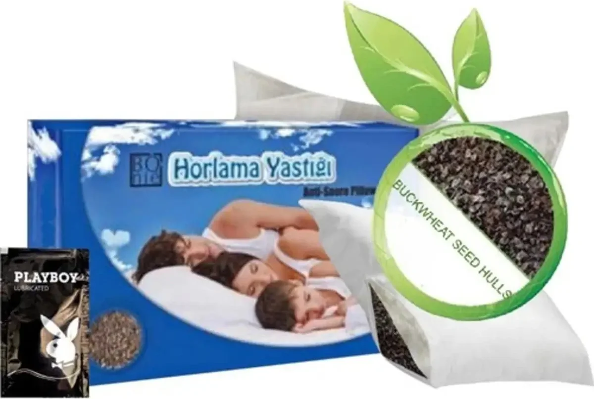 Anti-Horlama Yastığı - Karabuğday Dolgulu Jel Destekli Yatak Yastığı 50x70