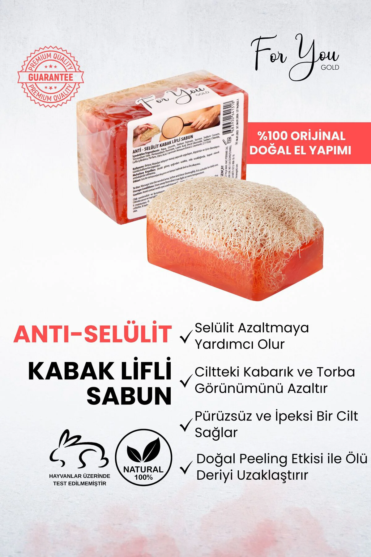 Anti Selülit Kabak Lifli Sabun