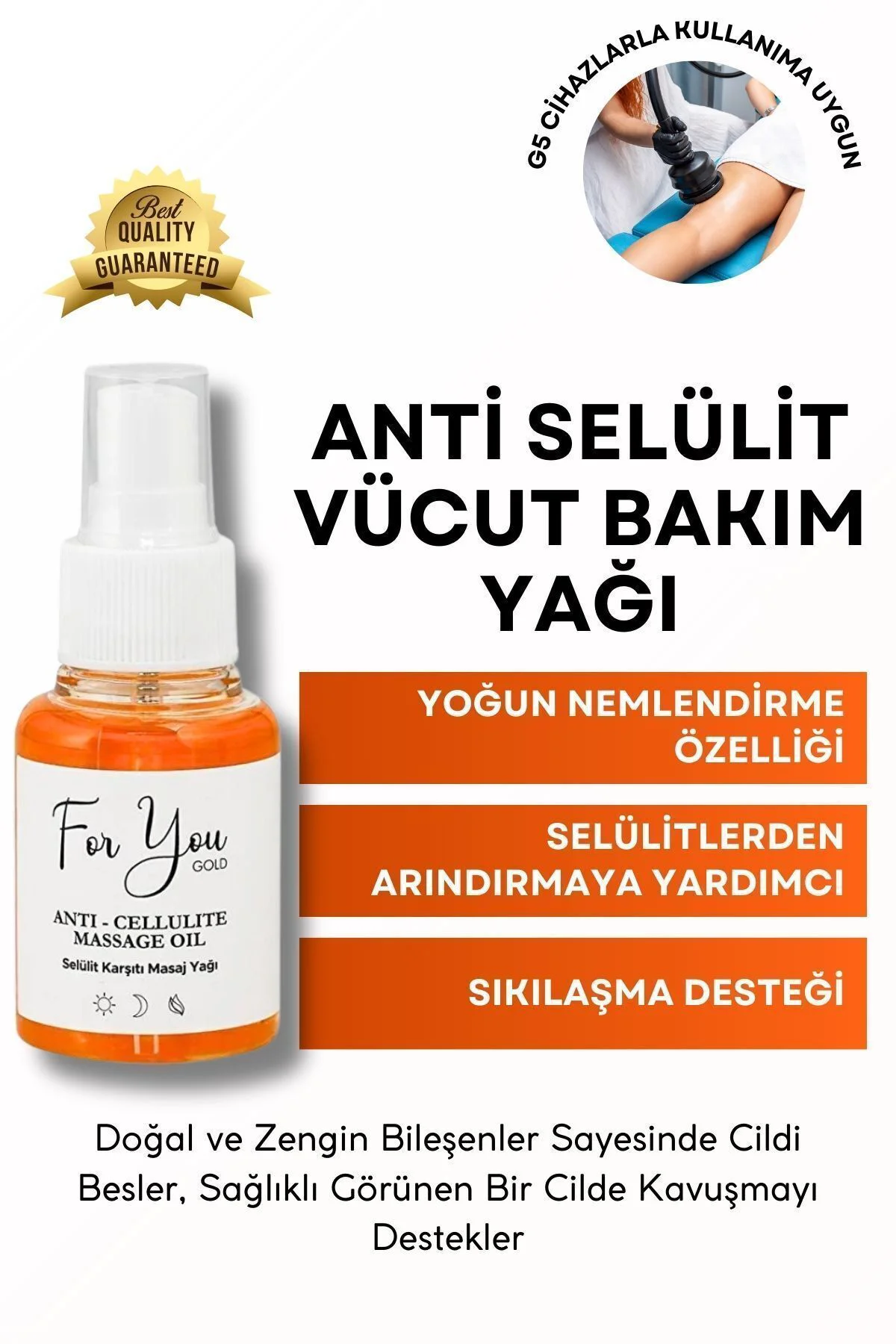 Anti Selülit Vücut Bakım Yağı – Selülit Karşıtı Masaj Yağı (antis