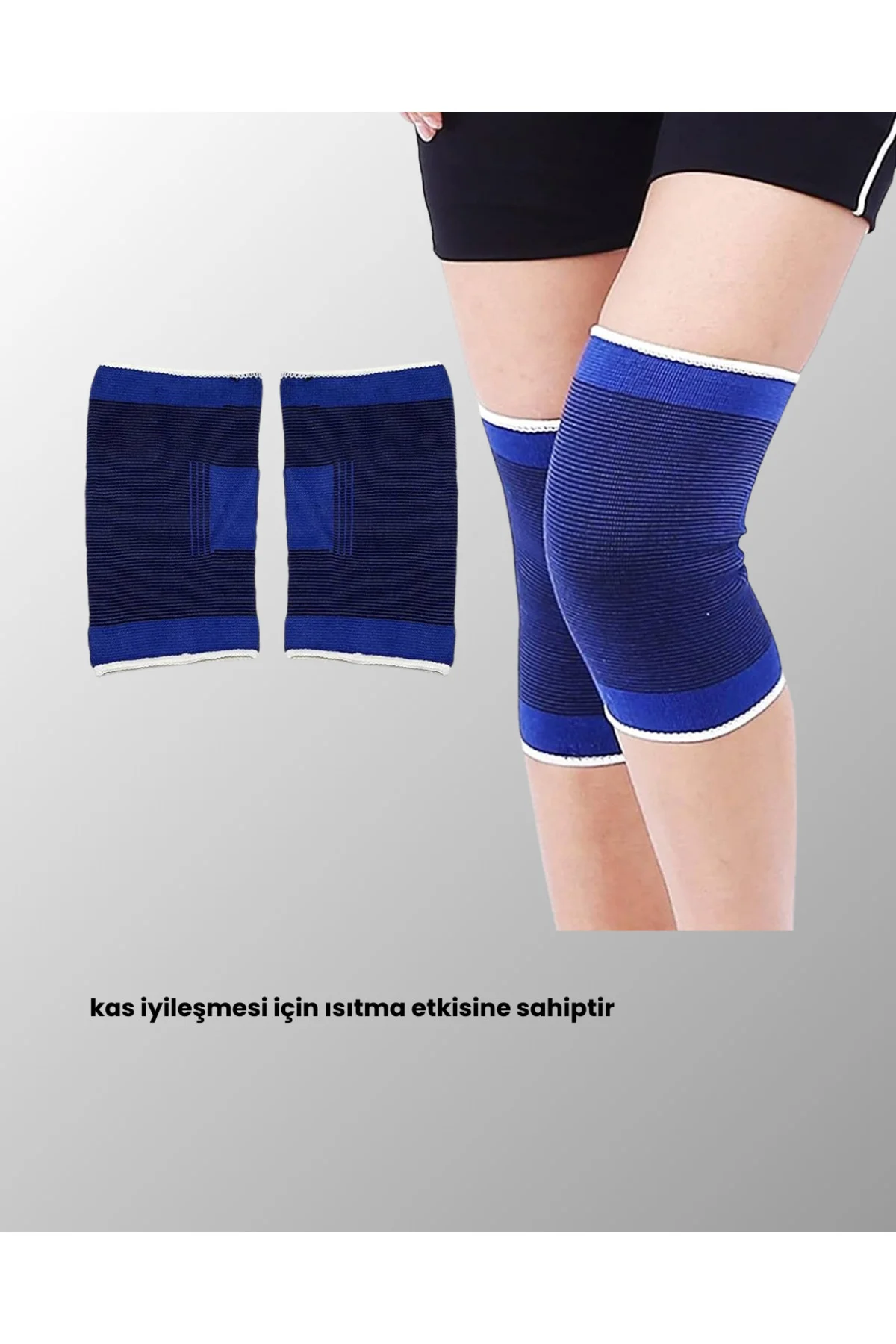 Anti-Slip Diz Bandajı Sporcu Desteklikli Koruyucu Model