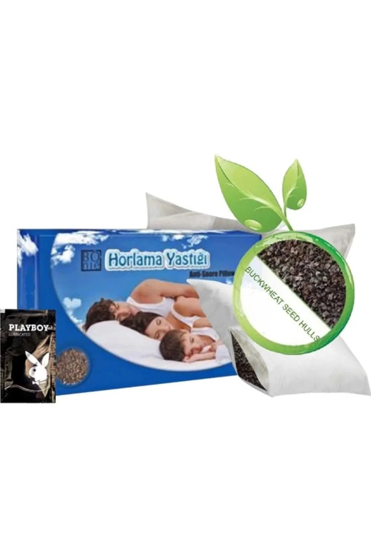 Anti-Snoring Karabuğday Yastığı 50x70 cm + Jel — Gece Hırıltısını Durdurun