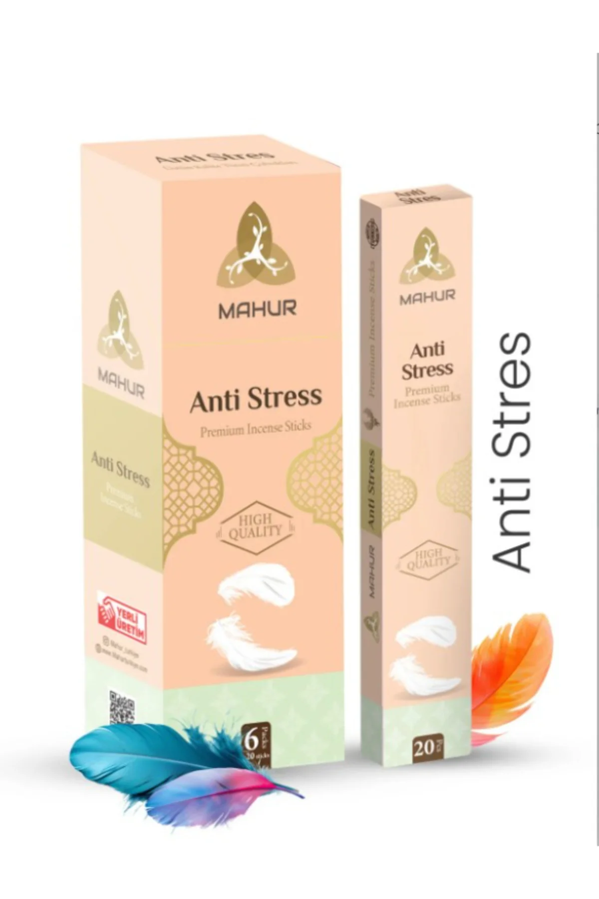 ANTİ STRESS ÇUBUK TÜTSÜ 5 PAKET 100 ADET (INCENSE STICKS, 5 PACKS, 100 STICKS)
