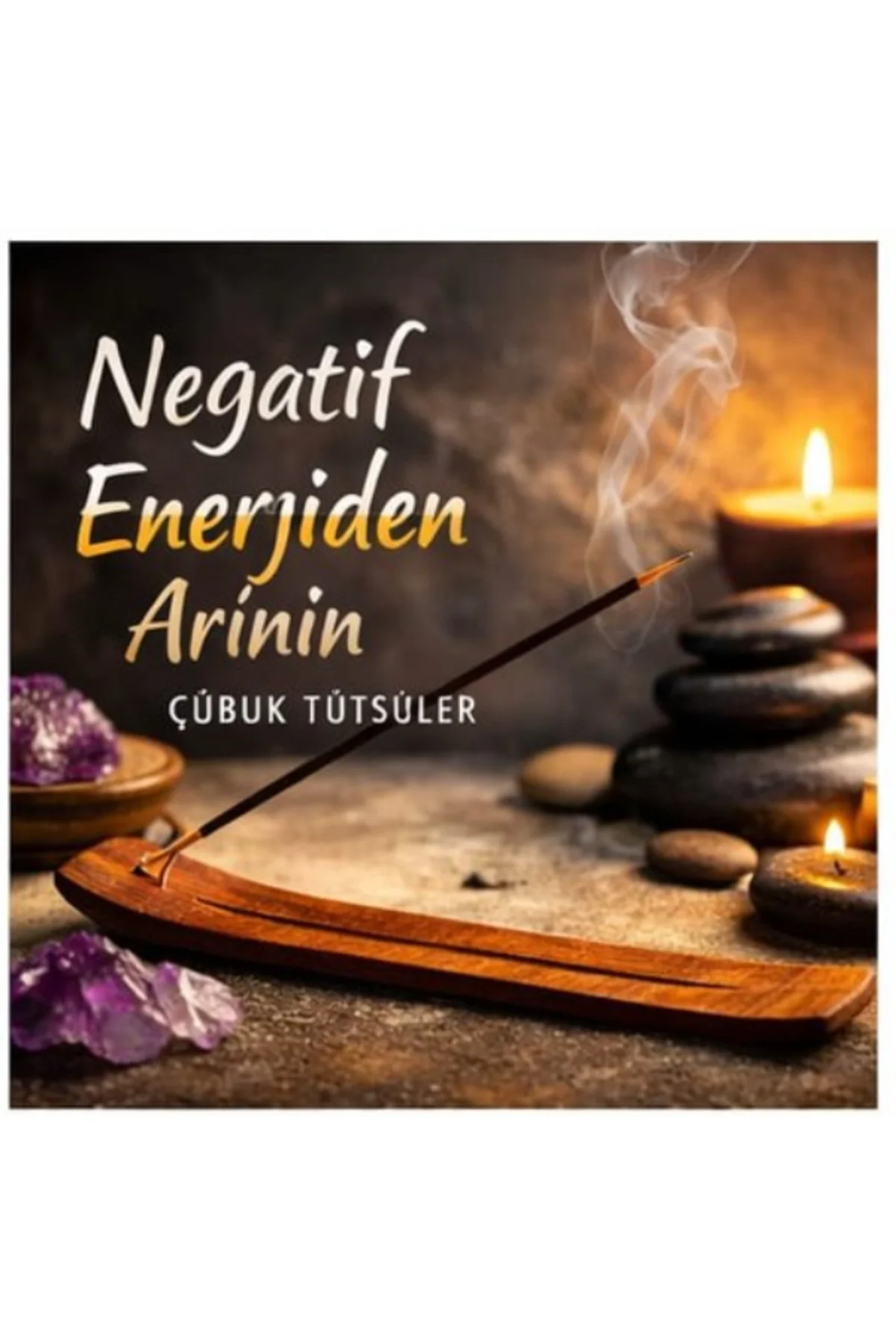 ANTİ STRESS ÇUBUK TÜTSÜ 5 PAKET 100 ADET (INCENSE STICKS, 5 PACKS, 100 STICKS)