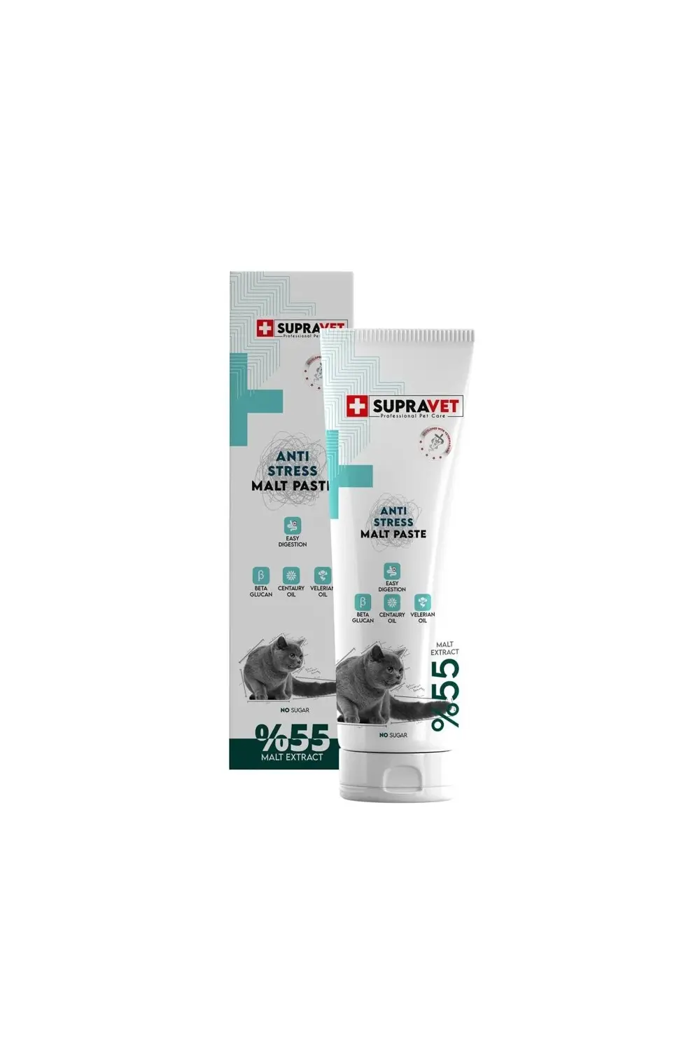 Supravet Anti Stress Relax Paste Sakinleştirici Kedi Macunu 100 Gr (Şekers