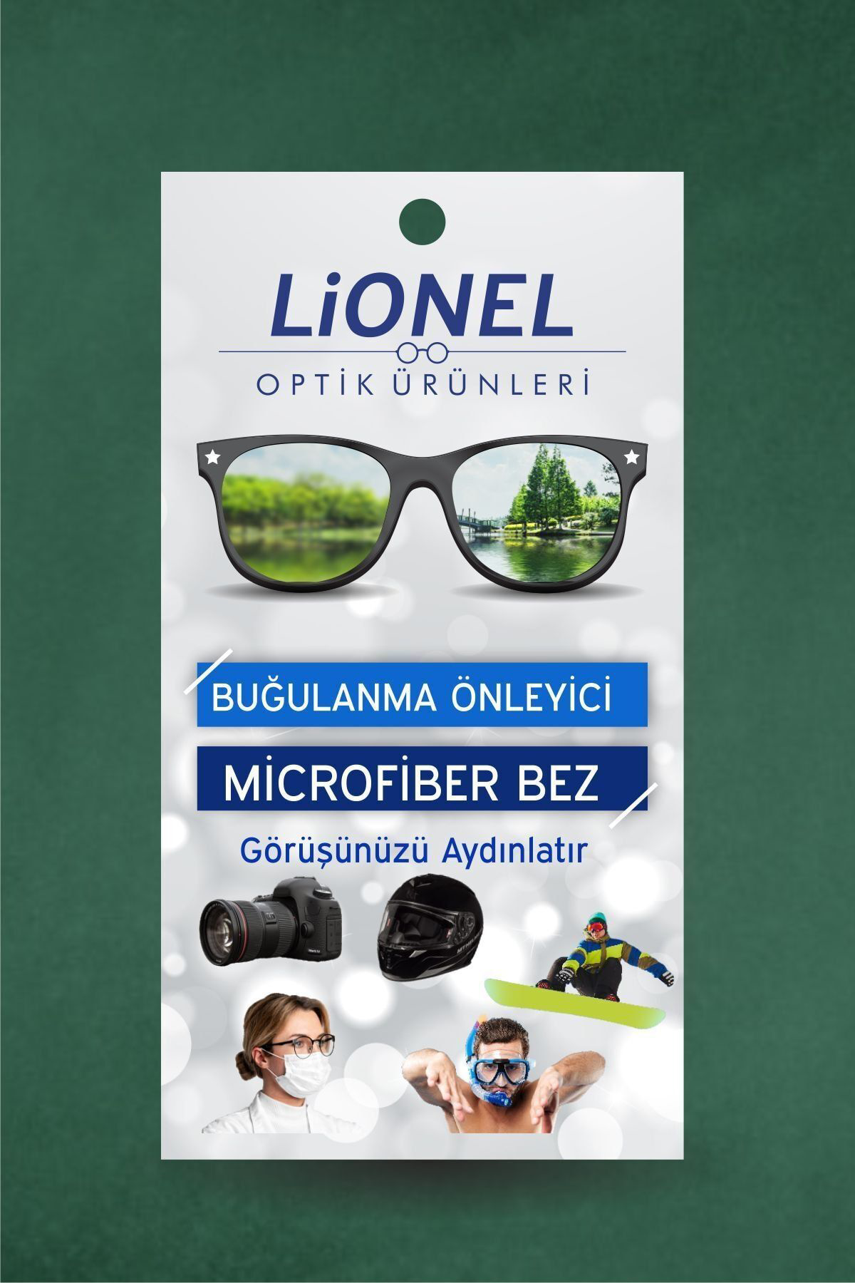 Lionel Antifog Gözlük Cami Buğu Önleyici Bez