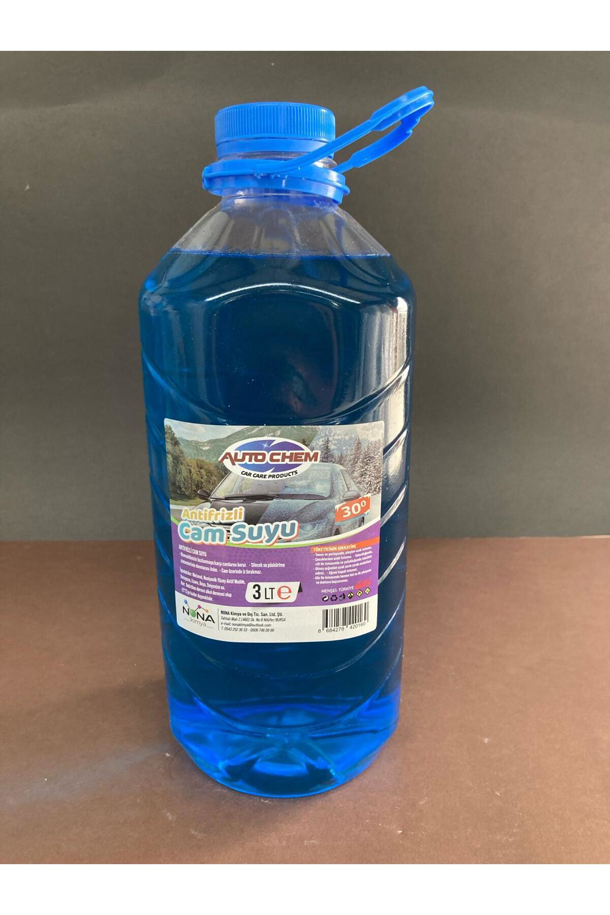 Auto Chem Antifrizli Cam Suyu 3Lt (Parfümlü)