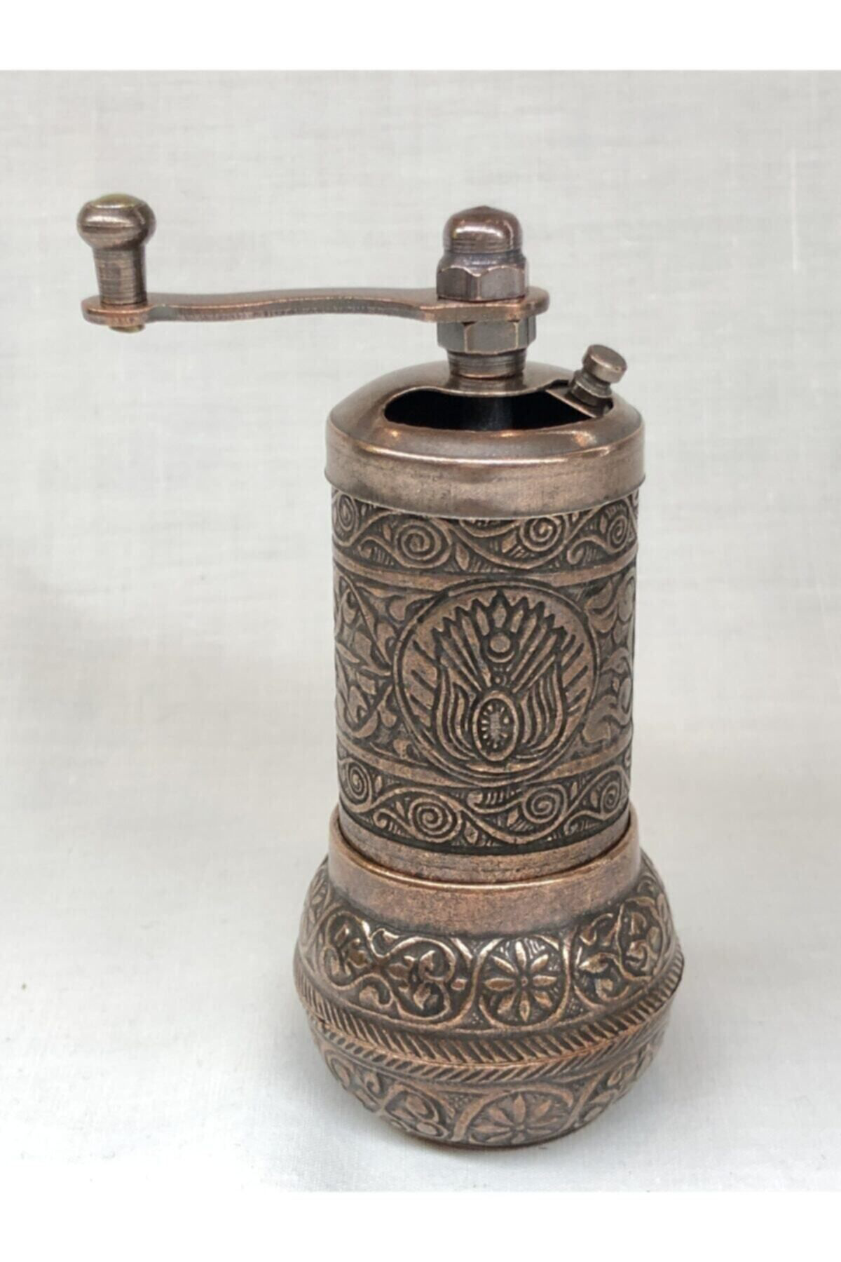 Antik Bakır Renkli Dekor Osmanlı Tarzı Metal Döküm El Yapımı Kara