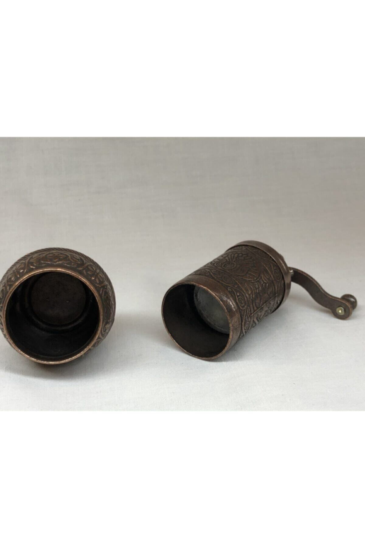 Antik Bakır Renkli Dekor Osmanlı Tarzı Metal Döküm El Yapımı Kara