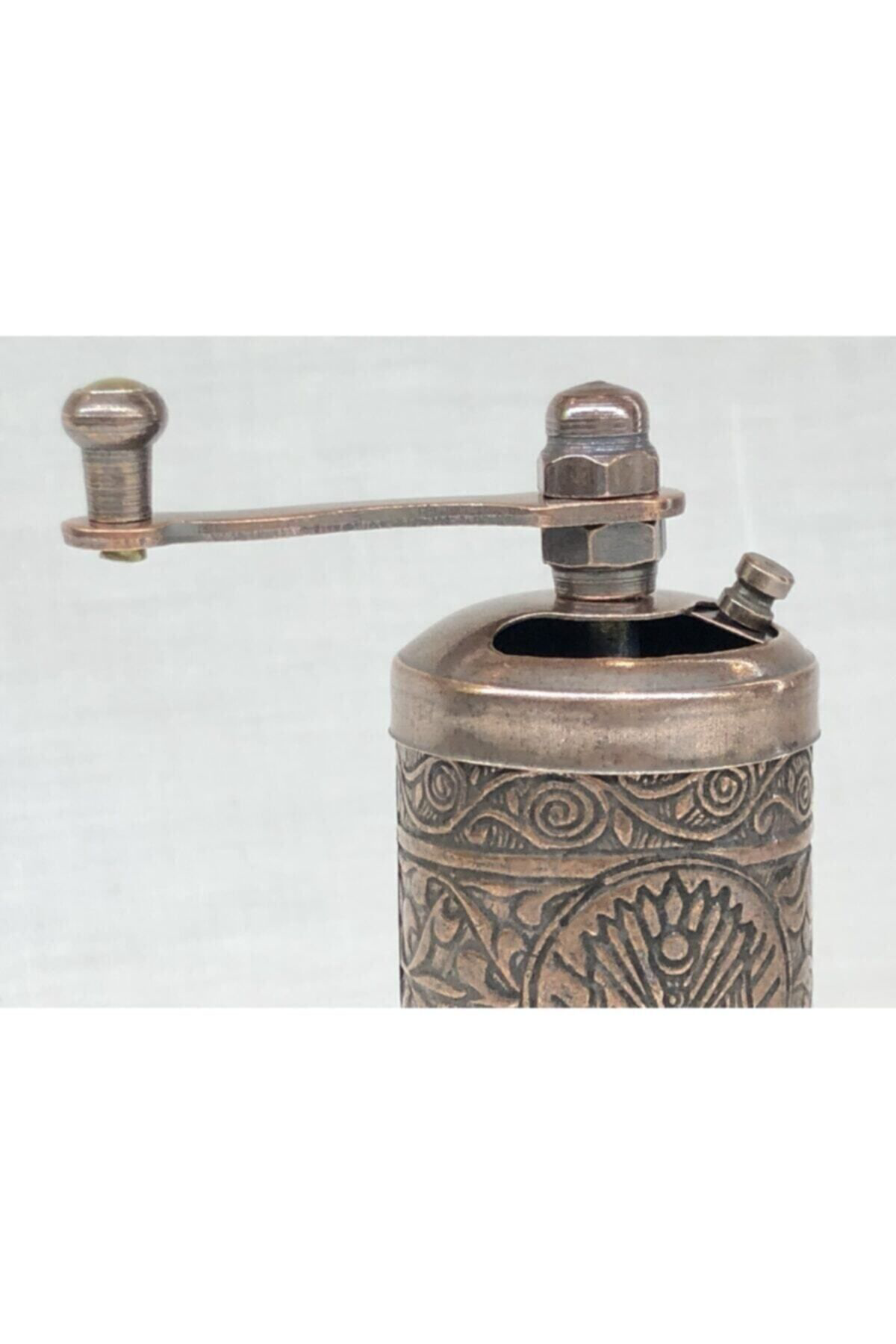 Antik Bakır Renkli Dekor Osmanlı Tarzı Metal Döküm El Yapımı Kara