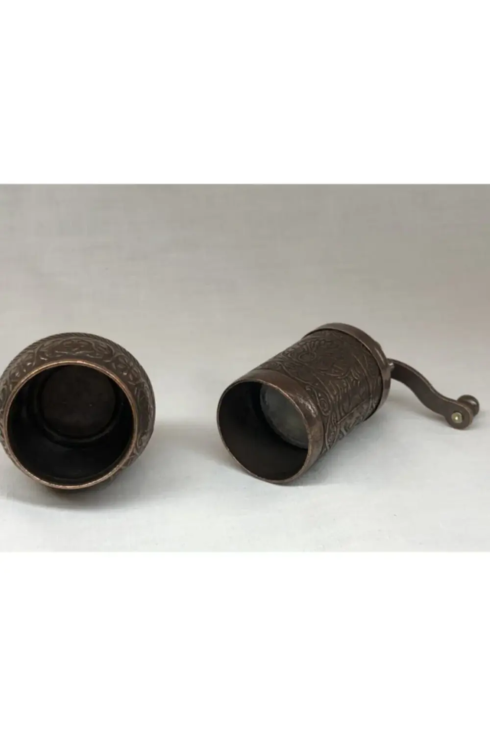 Antik Bakır Renkli Dekor Osmanlı Tarzı Metal Döküm El Yapımı Kara