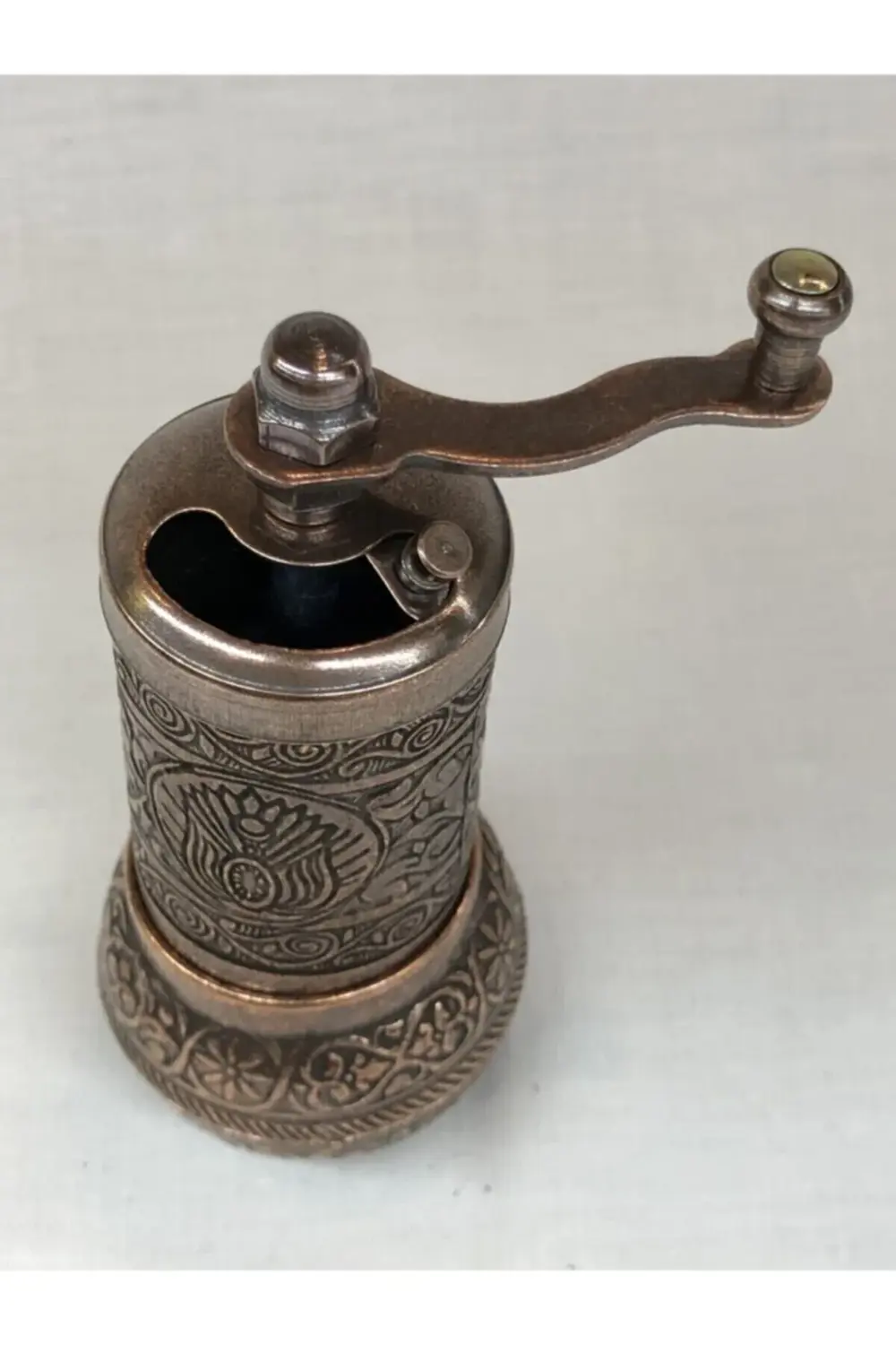 Antik Bakır Renkli Dekor Osmanlı Tarzı Metal Döküm El Yapımı Kara