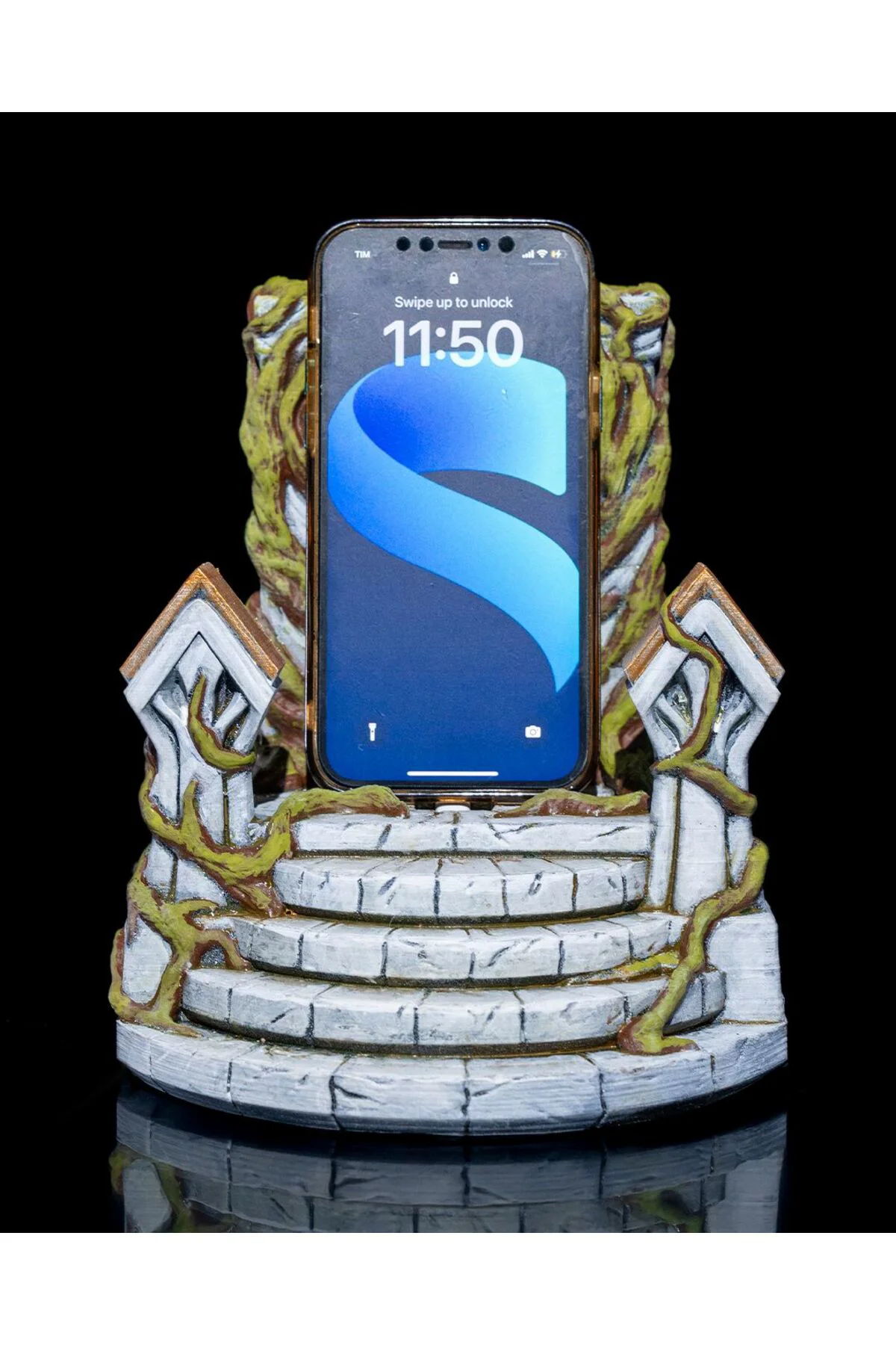 Antik Kapı Masaüstü Telefon Standı Büyük Boy 20CM