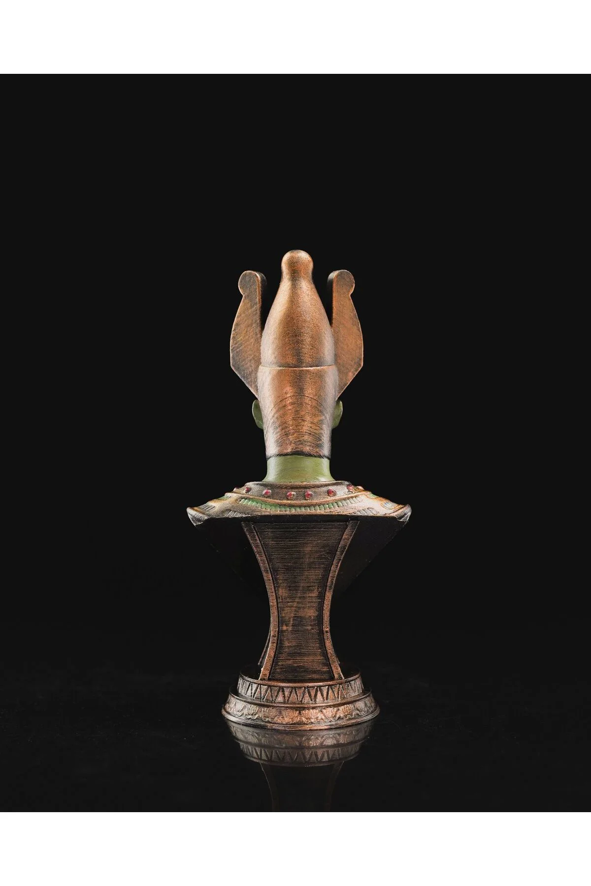 Antik Mısır Ölüm Tanrısı - Osiris Büst 15 Cm (Büyük Boy)