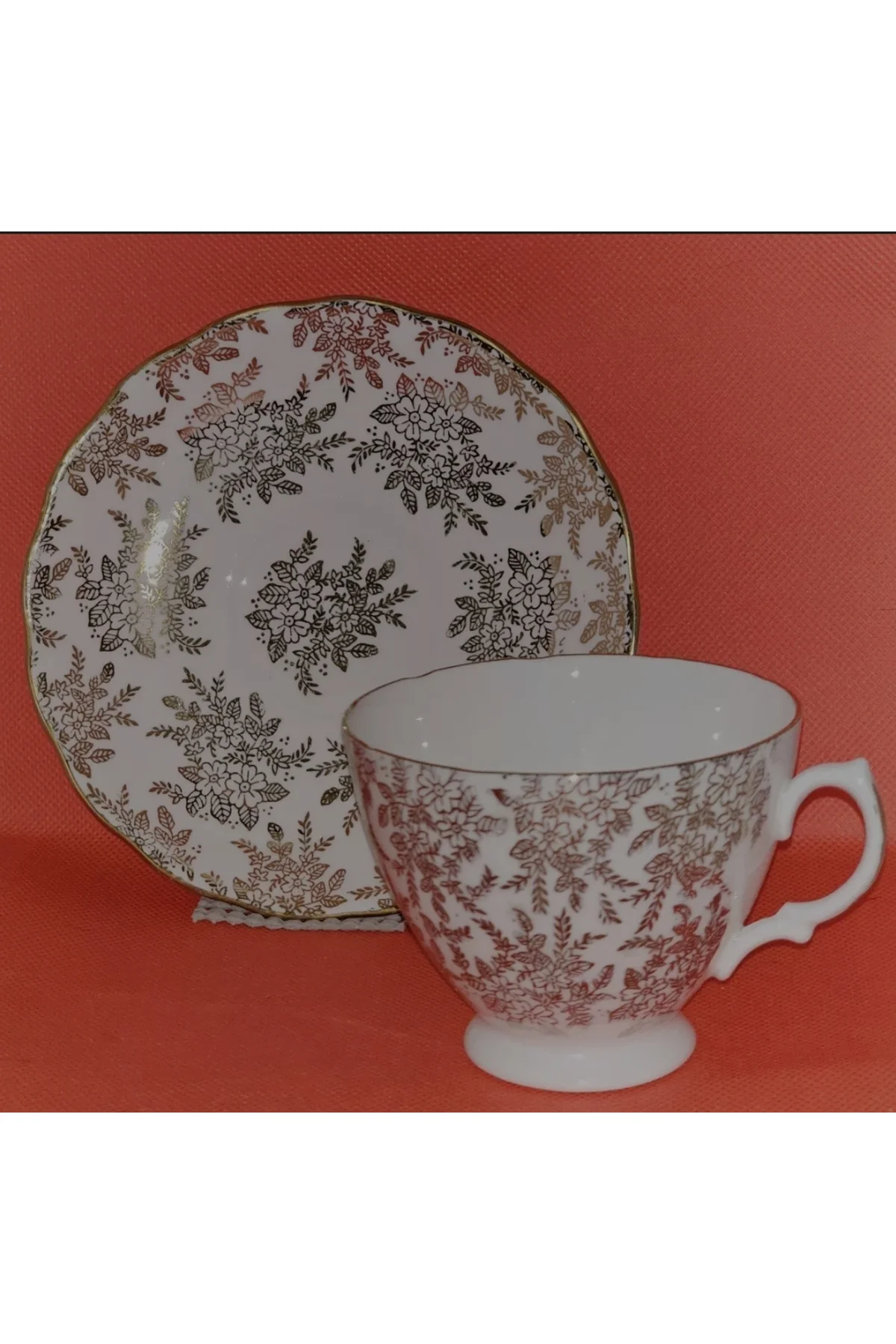 Antika Gold Royal Vale  Porselen Çay Fincanı