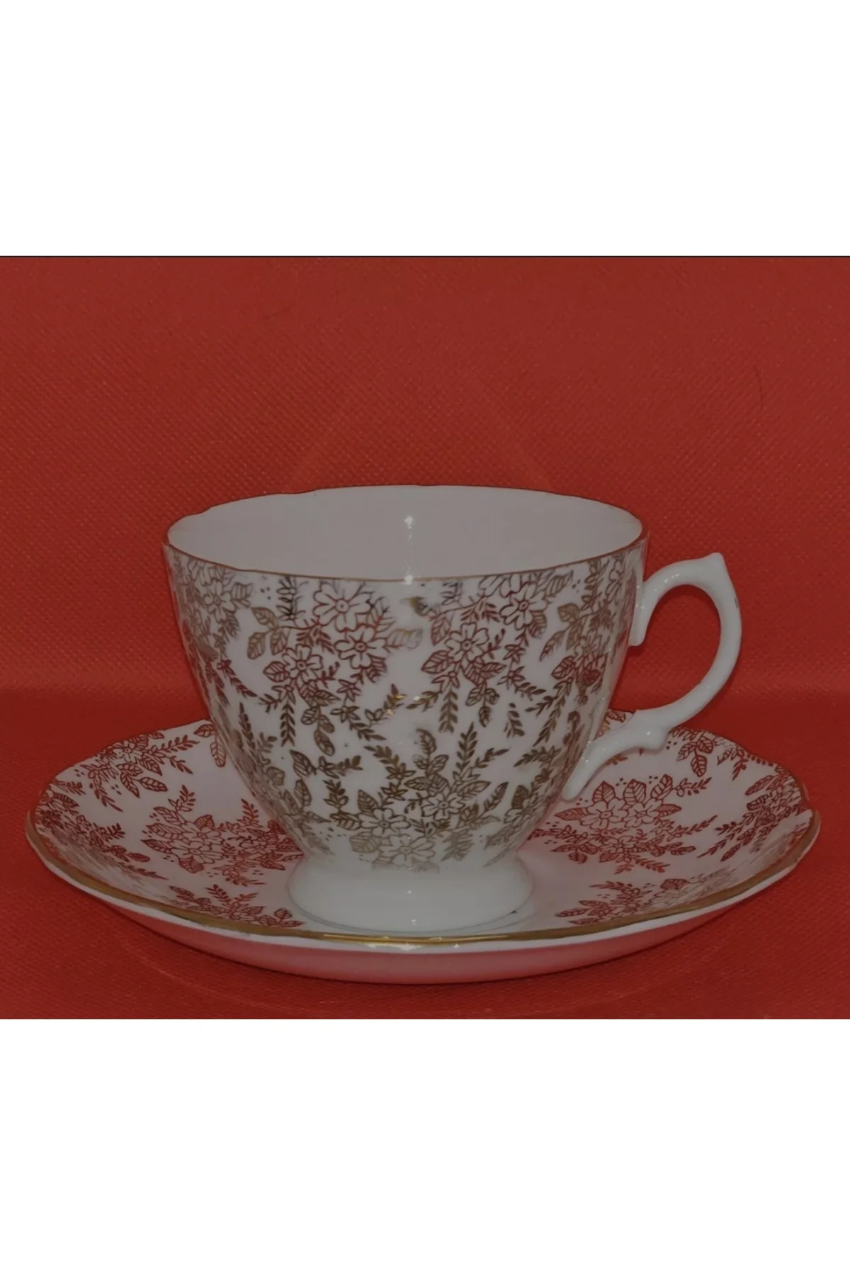 Antika Gold Royal Vale  Porselen Çay Fincanı