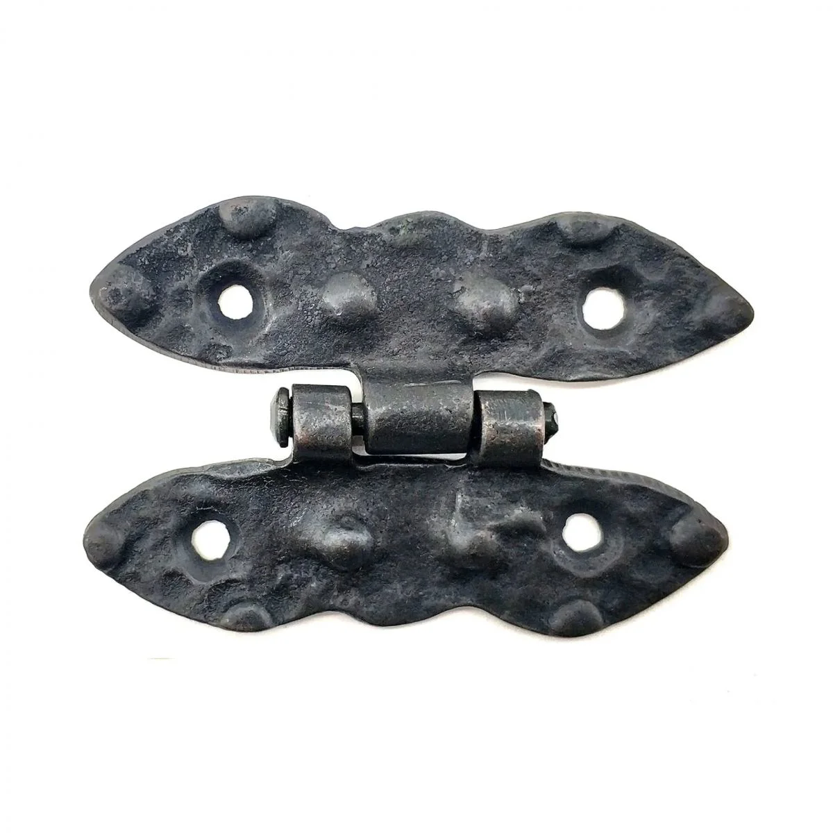 Antika Pirinç Bodur Menteşe 75x50mm Oksit Kaplama - Dekoratif Ahşap Menteşe
