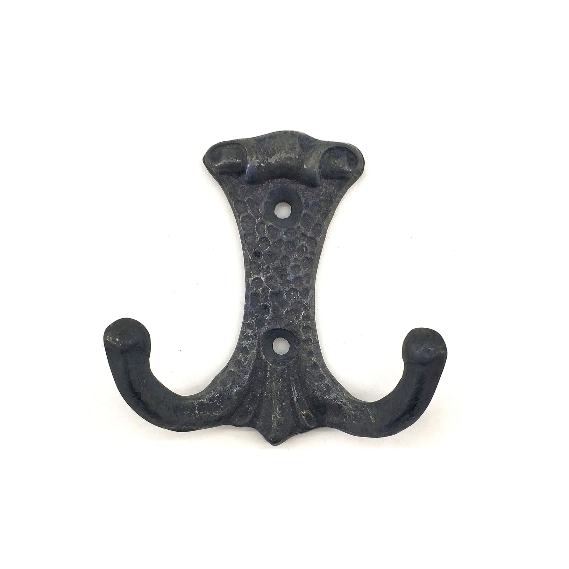 Antika Tarz Dekoratif Pirinç Anıt Çiftli Vestiyer Askı - 85x72 Mm