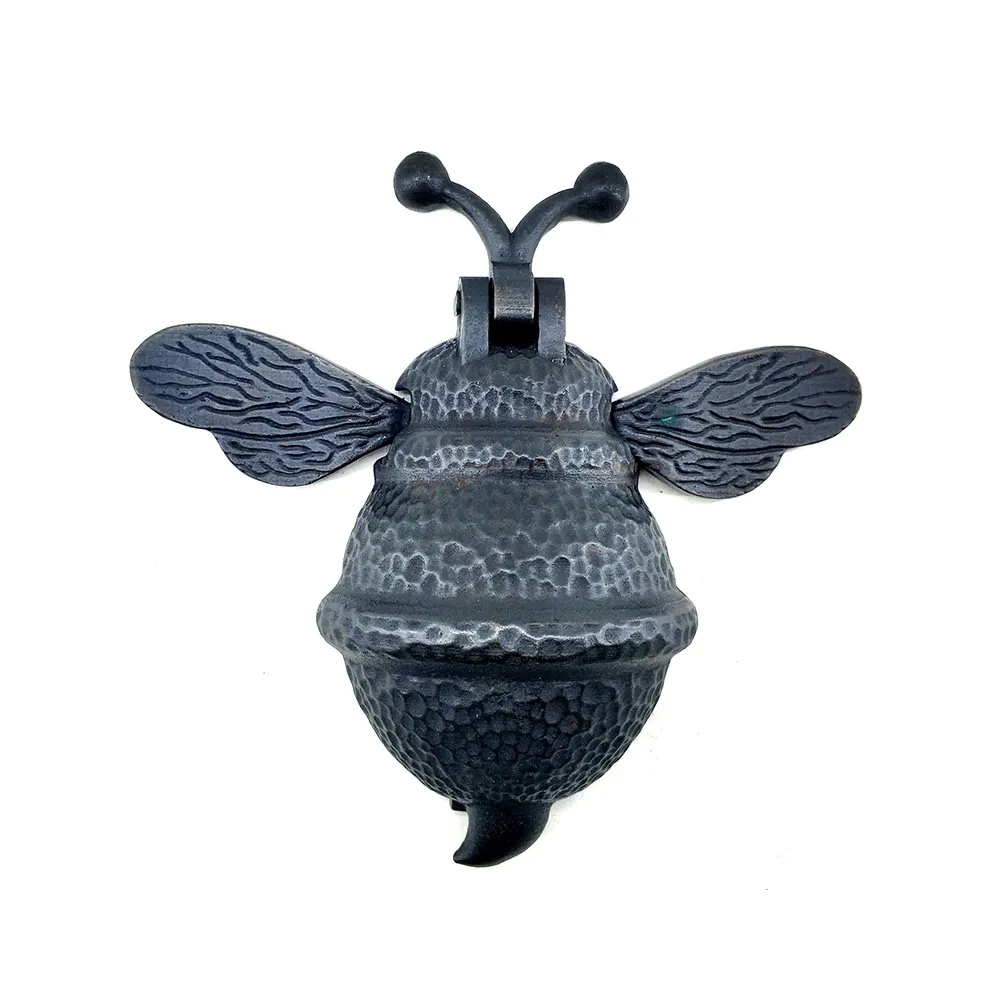 Antika Tarz Dekoratif Pirinç Arı Kapı Tokmağı, Taktak - Büyük, 16