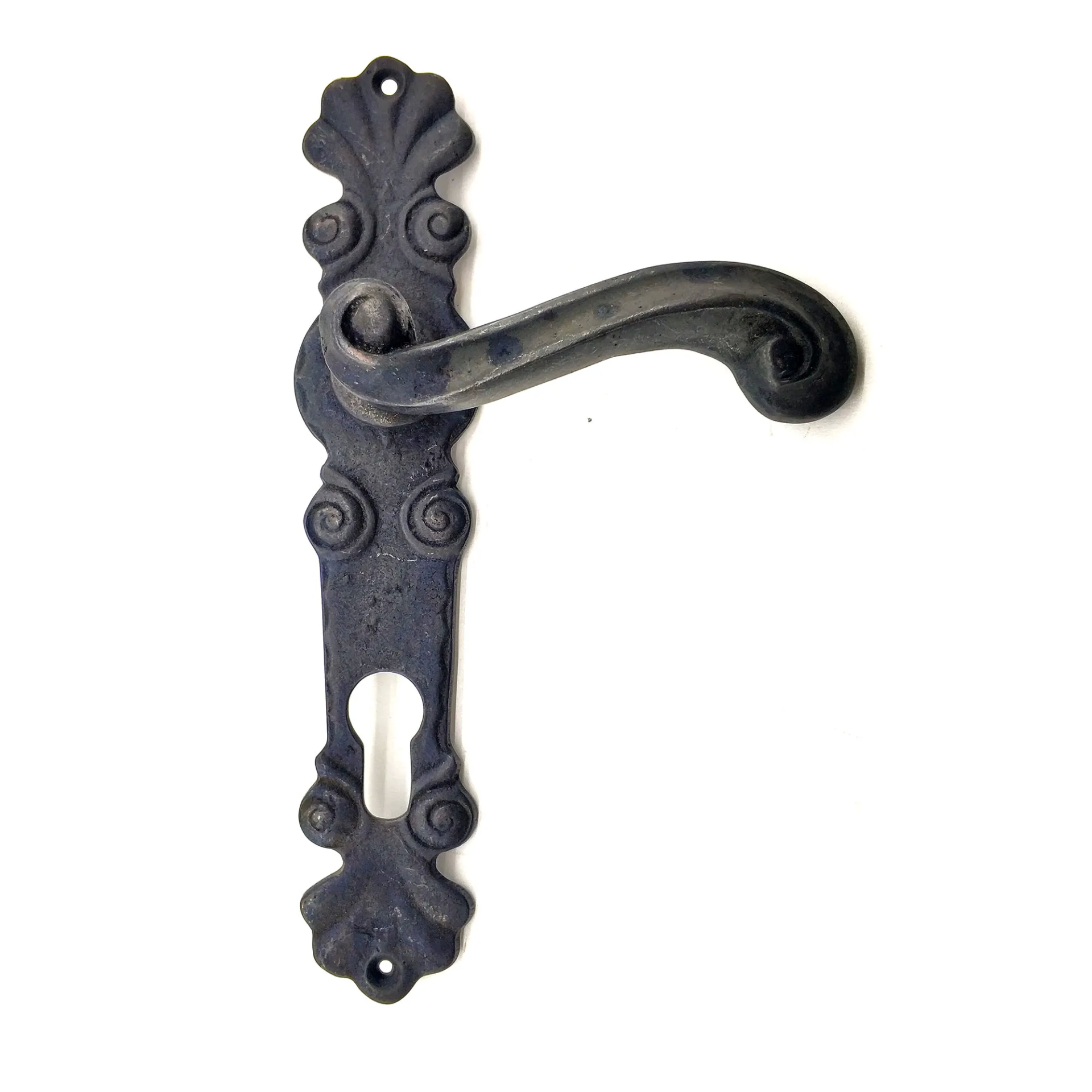 Antika Tarz Dekoratif Pirinç Okyanus Yale Kapı Kolu - 230x46 Mm,