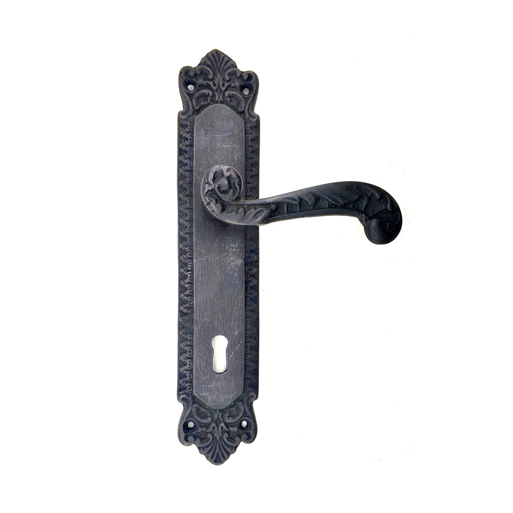 Antika Tarz Dekoratif Pirinç Sultan Yale Kapı Kolu - 270x54mm, Ok