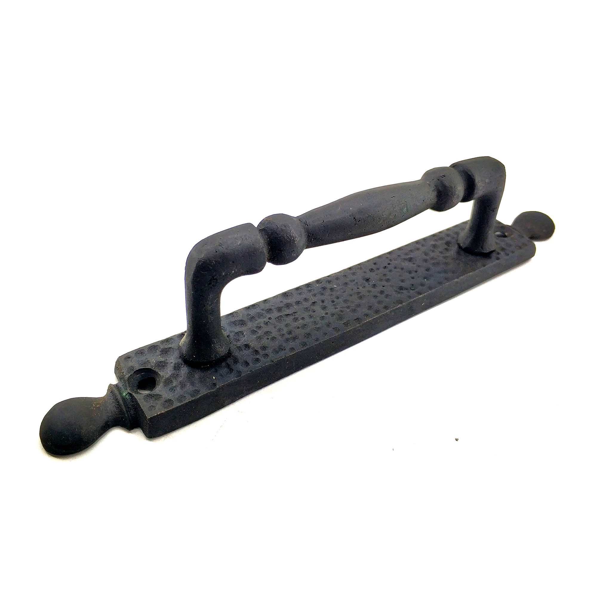 Antika Tarz Dekoratif Pirinç Misket Çekme Kapı Kolu - 223x33 mm,
